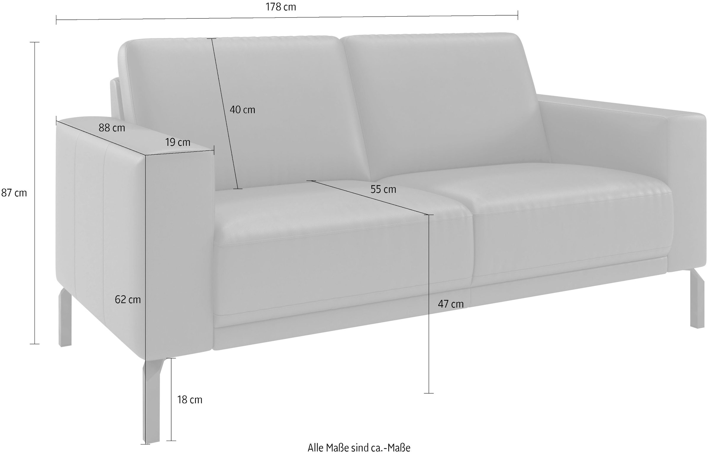 Home affaire 2,5-Sitzer »Apiro, 2,5-Sitzer – Premium-Komfort für dein Zuhause« Ergonomischer Federkern, optional motorisch ausziehbar