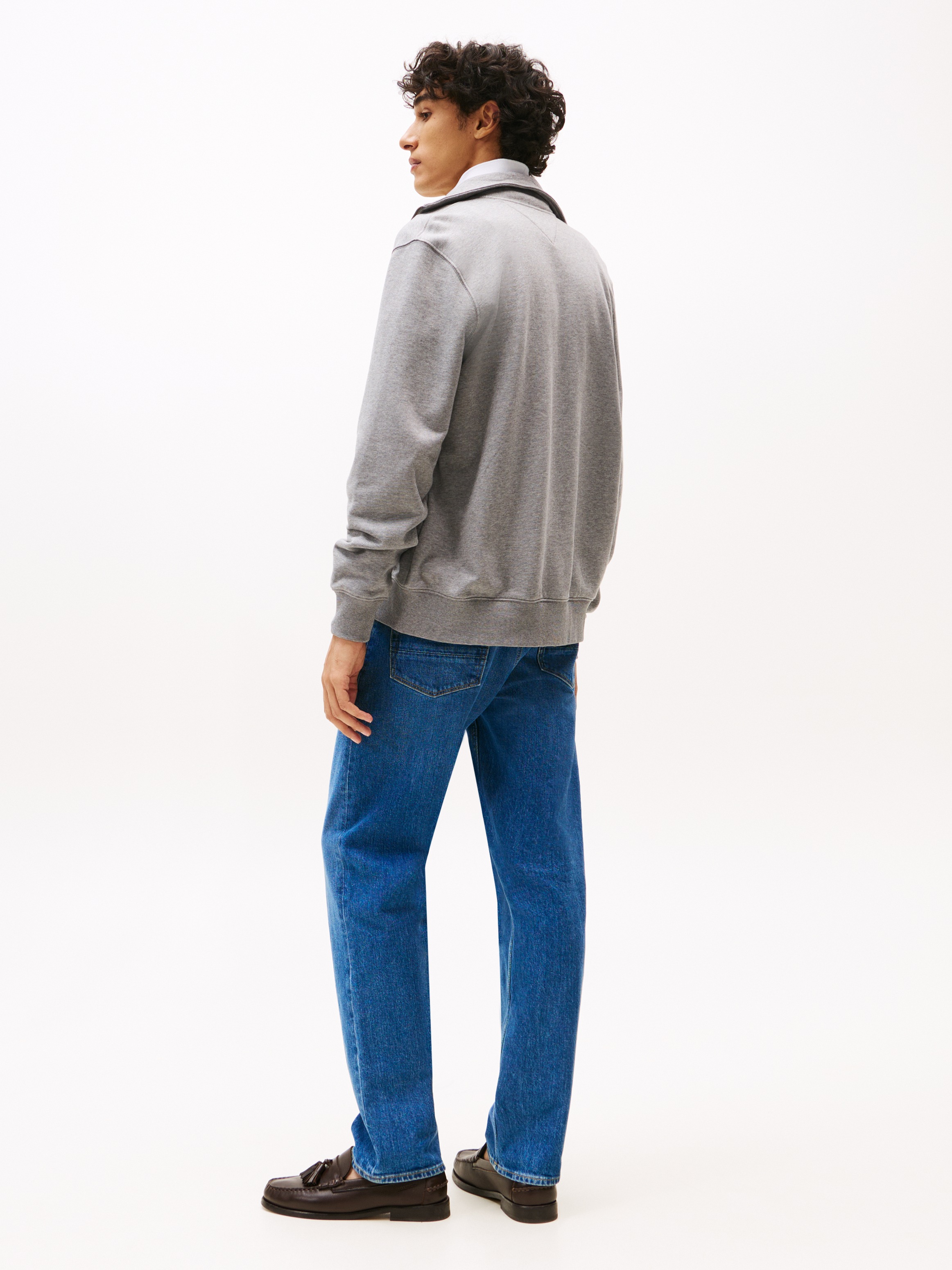 Tommy Hilfiger Sweatjacke »ESSENTIAL TERRY ZT STAND COLLAR«