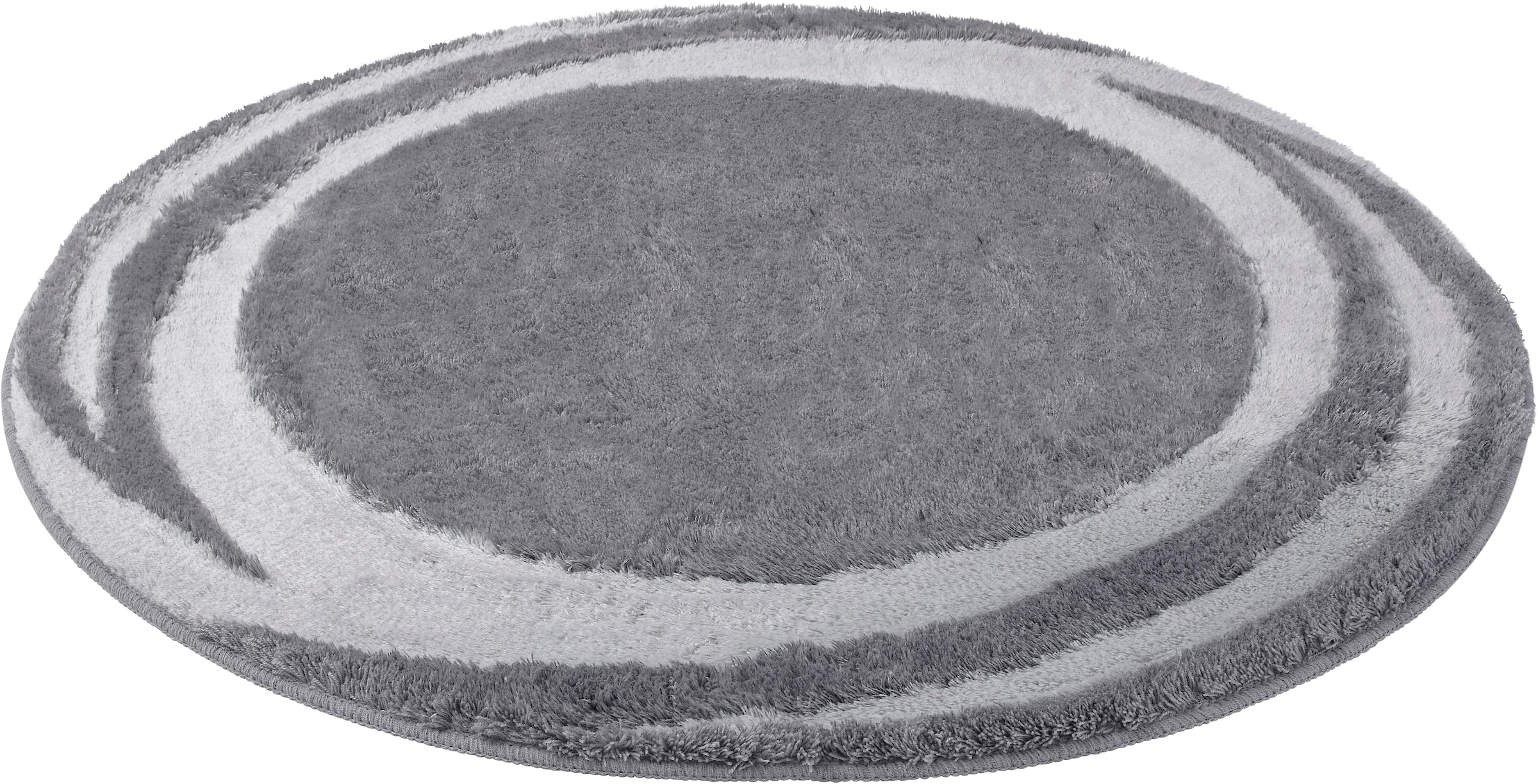 Kleine Wolke Badematte ""Mystic", Badvorleger, Badezimmer Teppich" Höhe 25 mm rutschhemmend beschichtet fußbodenheizungsgeeignet Badteppich, modernes Design, Hoch-Tief Effekt, rechteckig & rund
