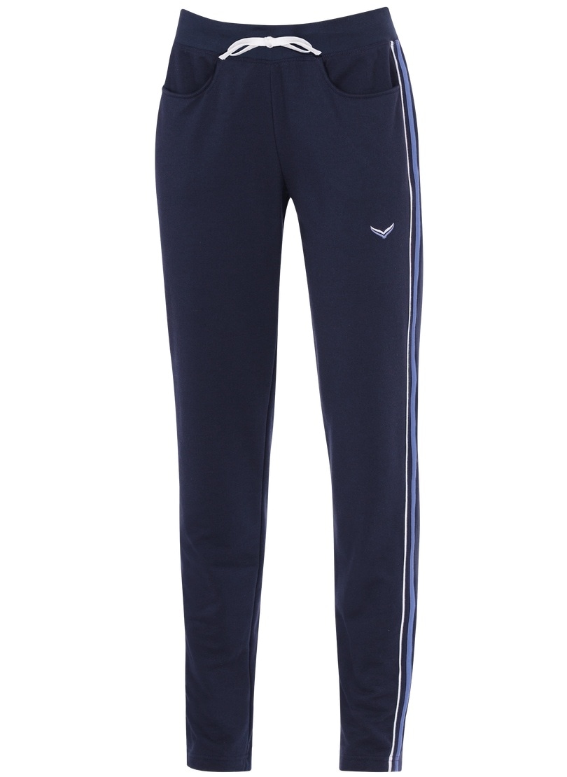 Trigema Jerseyhose »TRIGEMA Lange Jogginghose mit Seitenstreifen«, (1 tlg.)