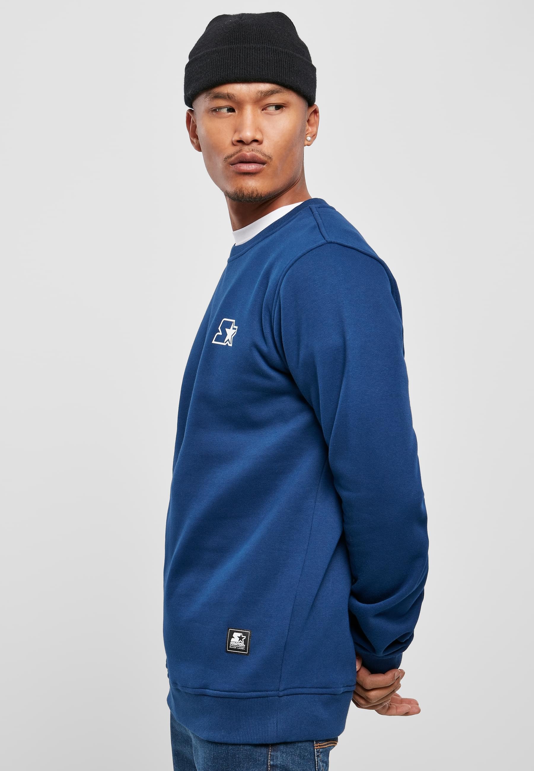 Starter Black Label Rundhalspullover »Starter Black Label Herren Starter Small Logo Crew« 1 Stk. tlg.