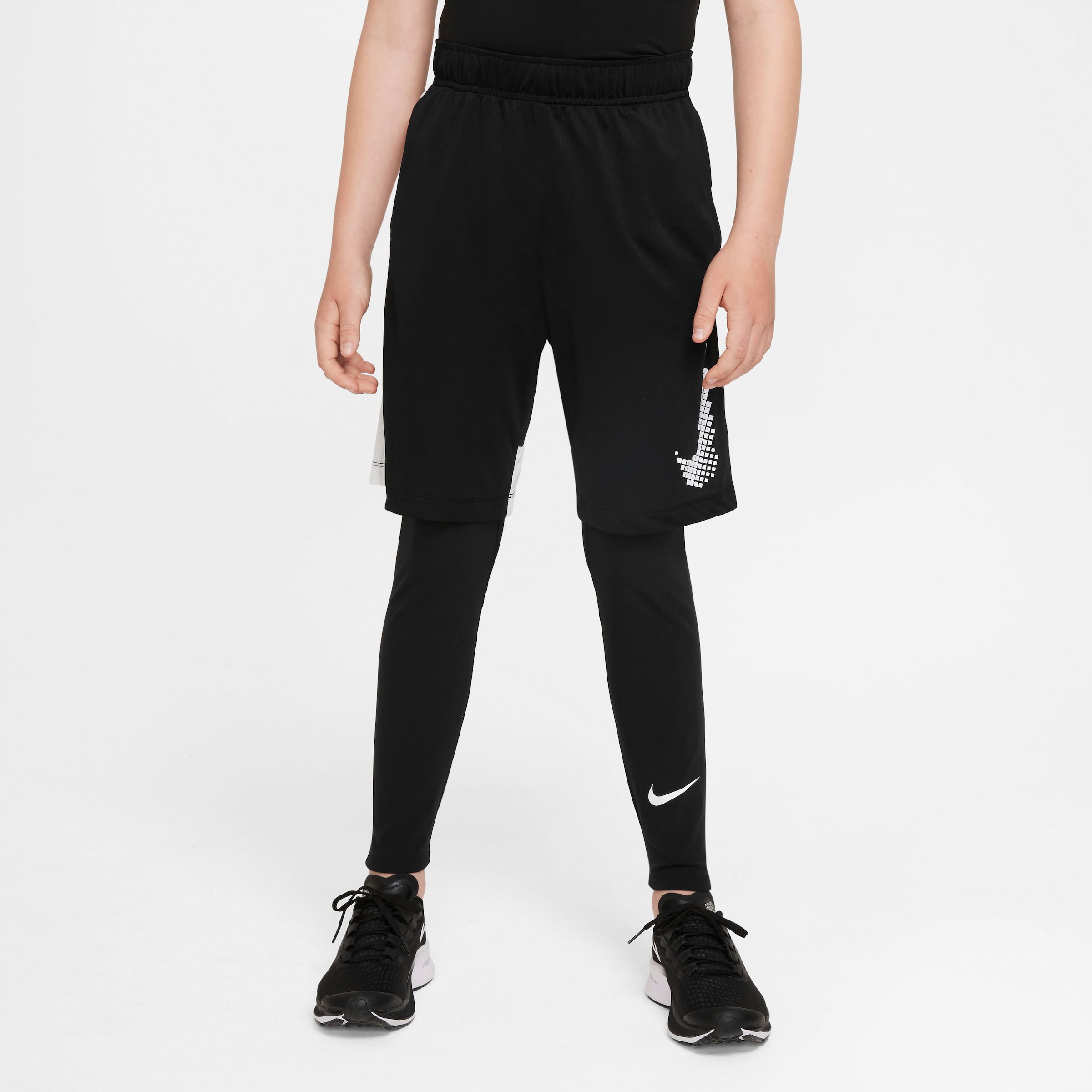 Nike Pro Leggings Gr. XS 34 Schwarz Tights Trainingshose Fitnesshose  Laufhose