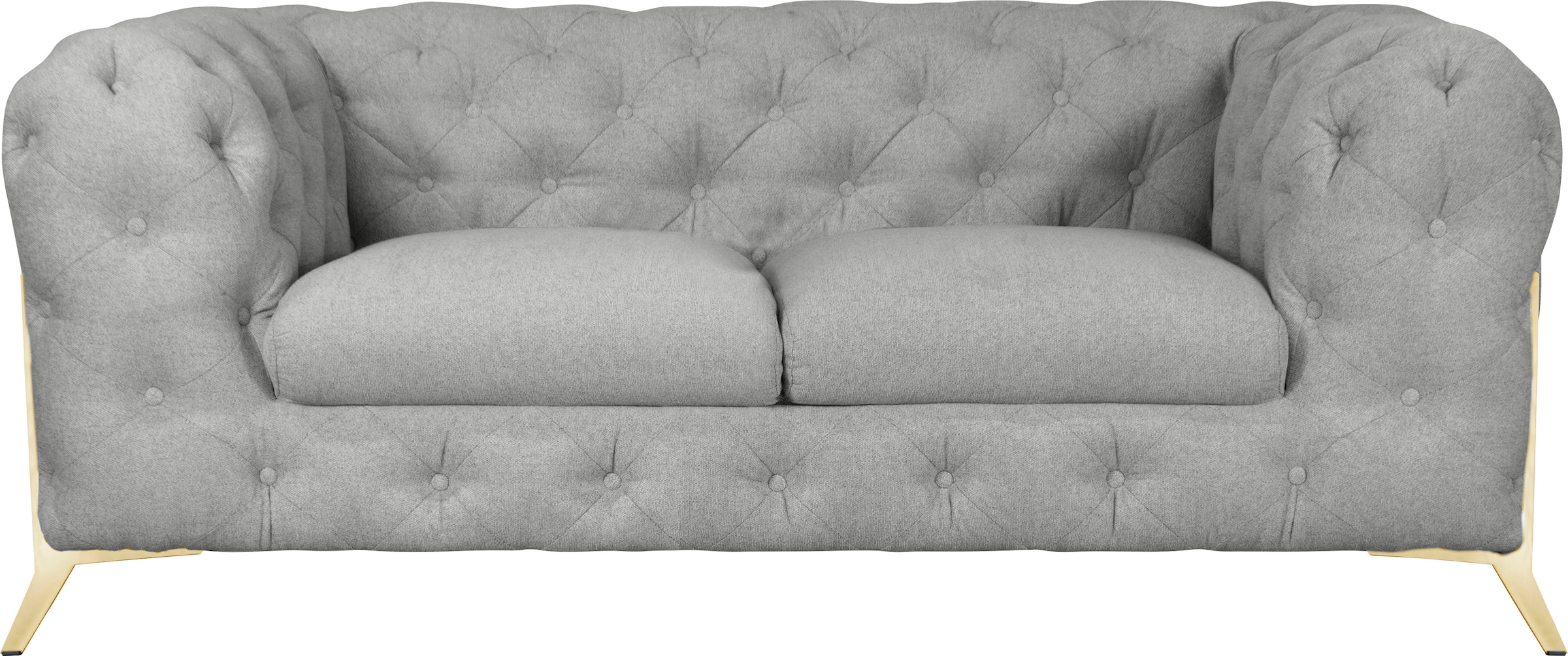 Home affaire Chesterfield-Sofa "Amaury" aufwändige Knopfheftung, moderne Ch günstig online kaufen