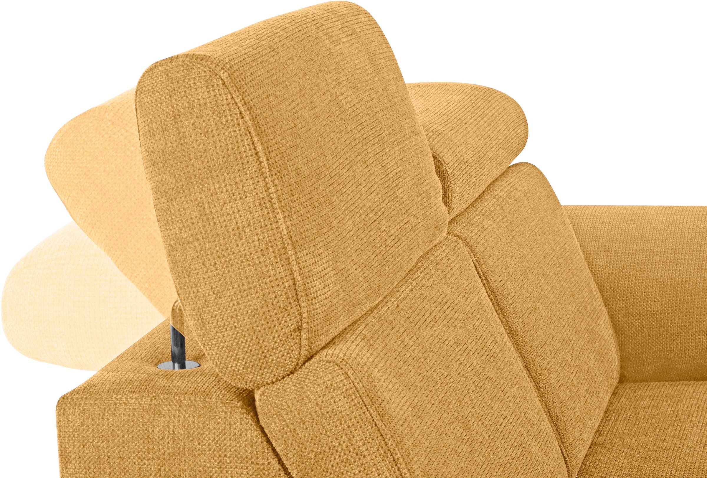 sit&more 2-Sitzer »Arngast«, inklusive Federkern und Kopfteilverstellung