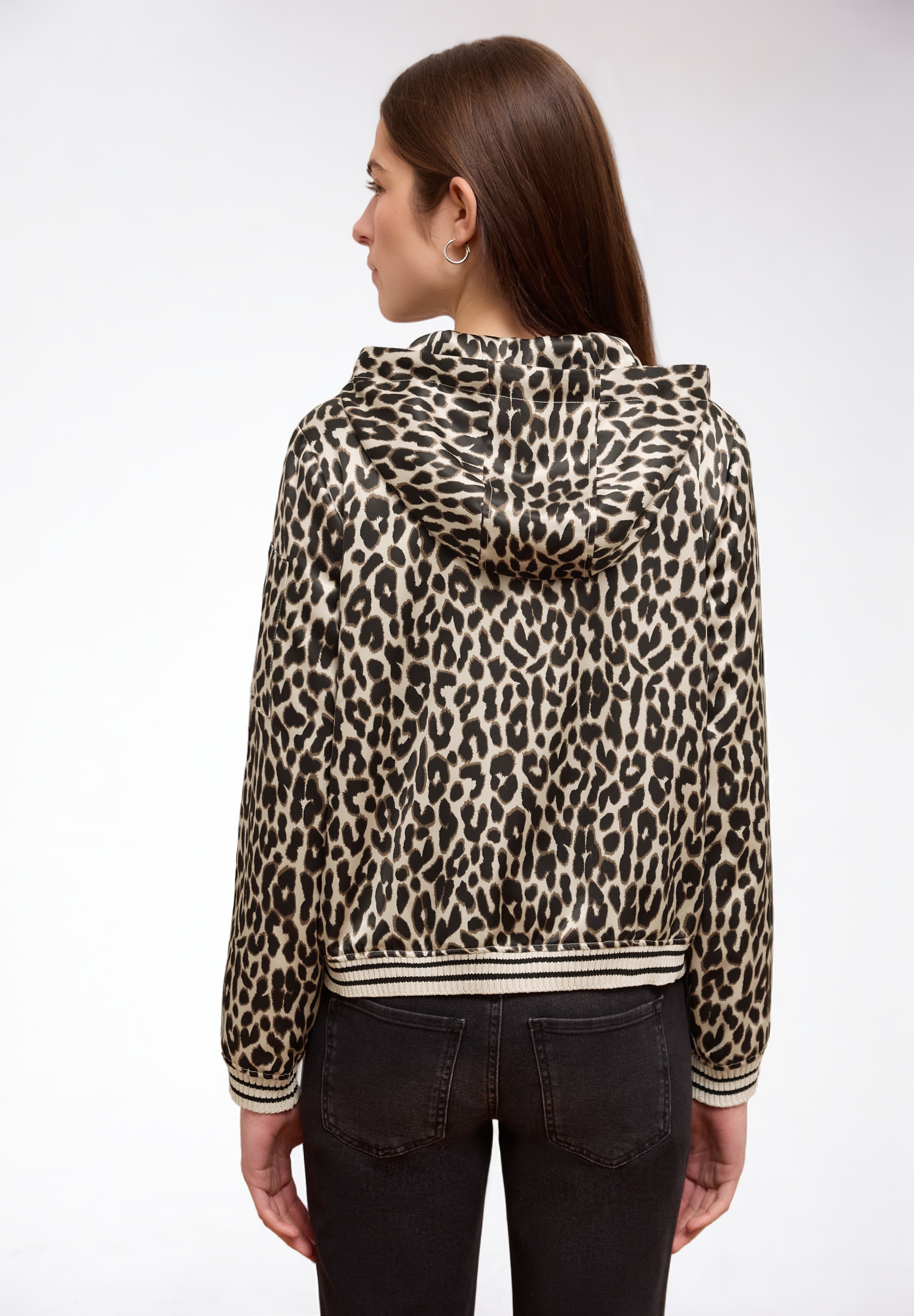 STREET ONE STUDIO Blouson mit Kapuze mit Kapuze mit Tunnelzugband