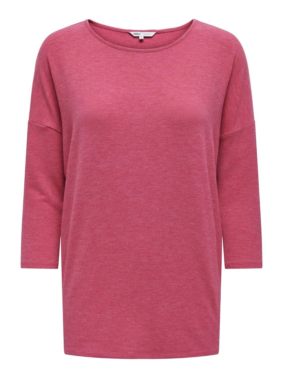 ONLY 3/4-Arm-Shirt "ONLGLAMOUR 3/4 TOP JRS NOOS", in lässiger Oversize-Form günstig online kaufen