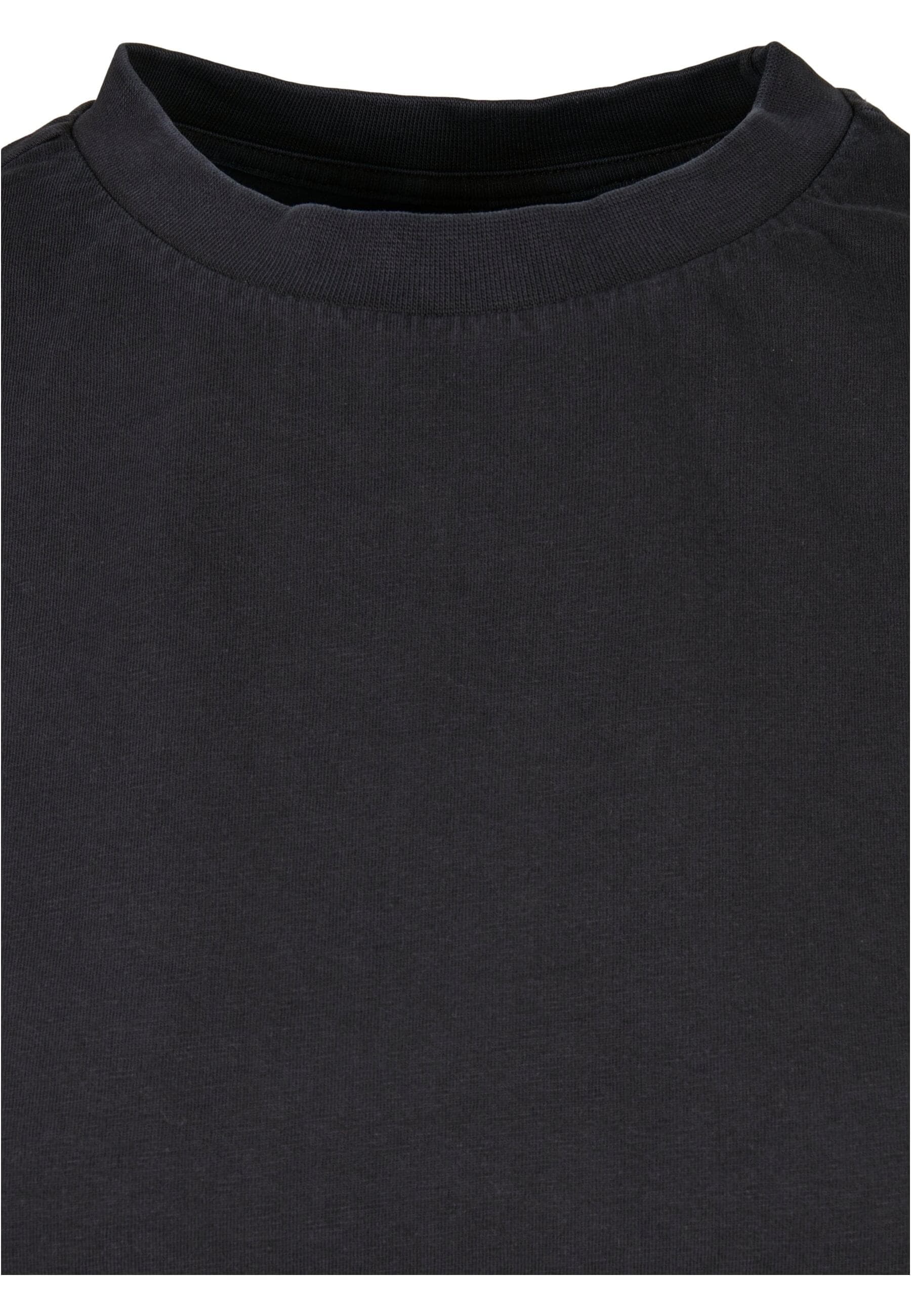 URBAN CLASSICS T-Shirt »Urban Classics Damen Ladies Short Pigment Dye Cut On Sleeve Tee«, (1 tlg.)