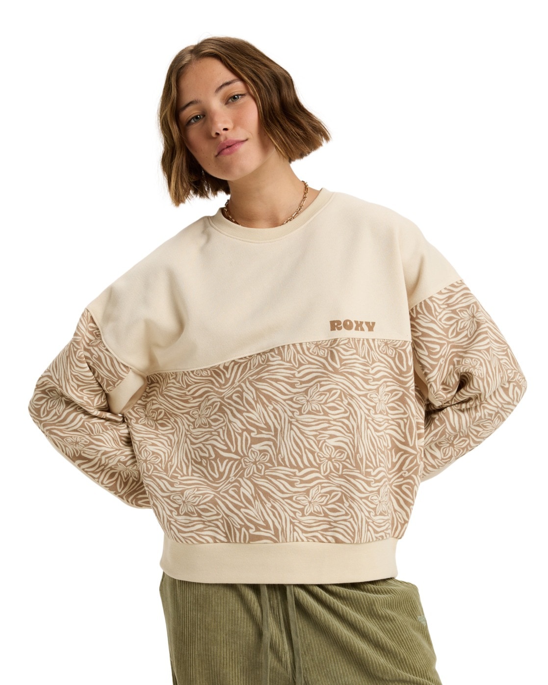 Roxy Fleecepullover "Gone Wild Block" günstig online kaufen