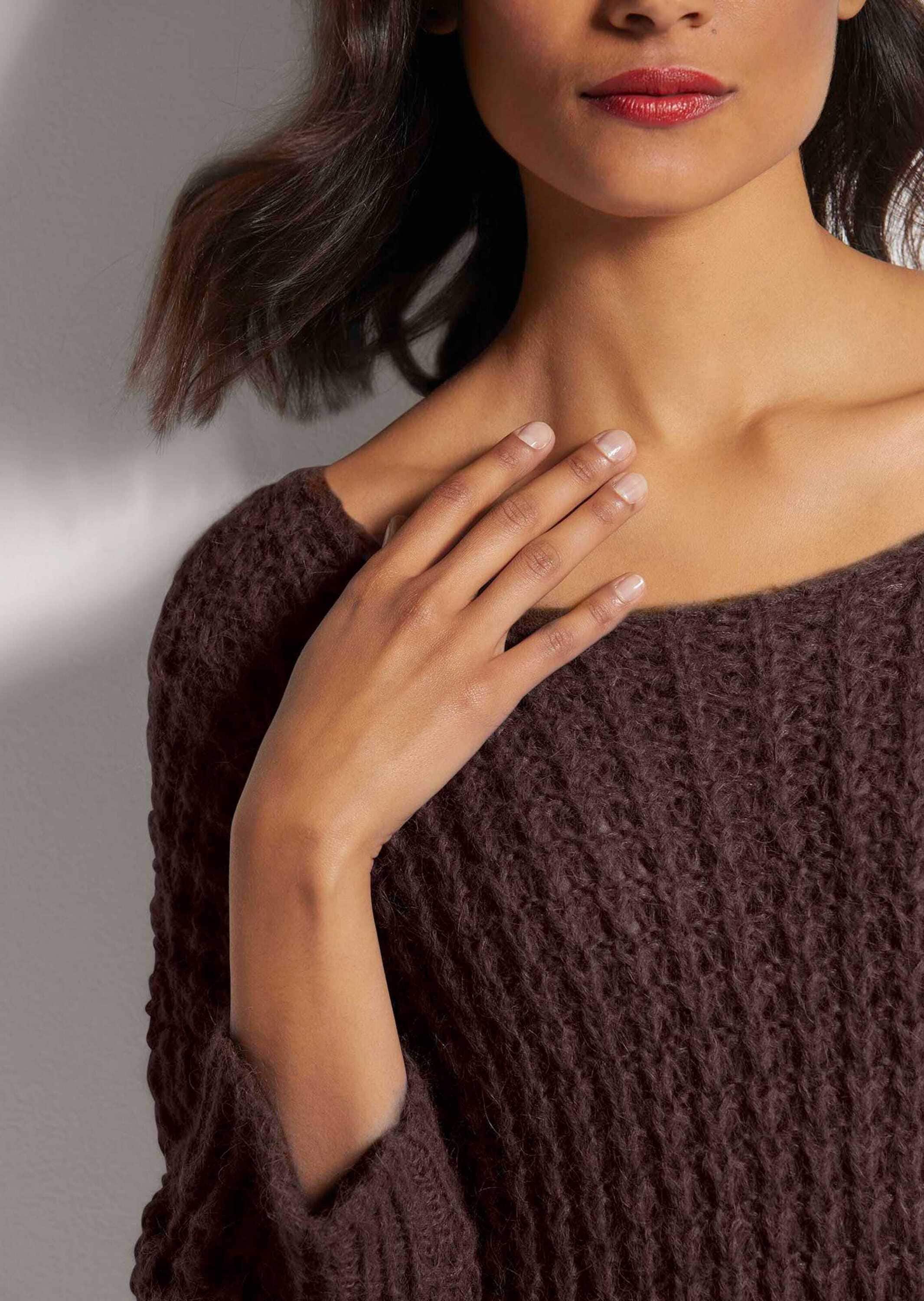 MADELEINE Longpullover »Pullover Pullover mit Pailletten«
