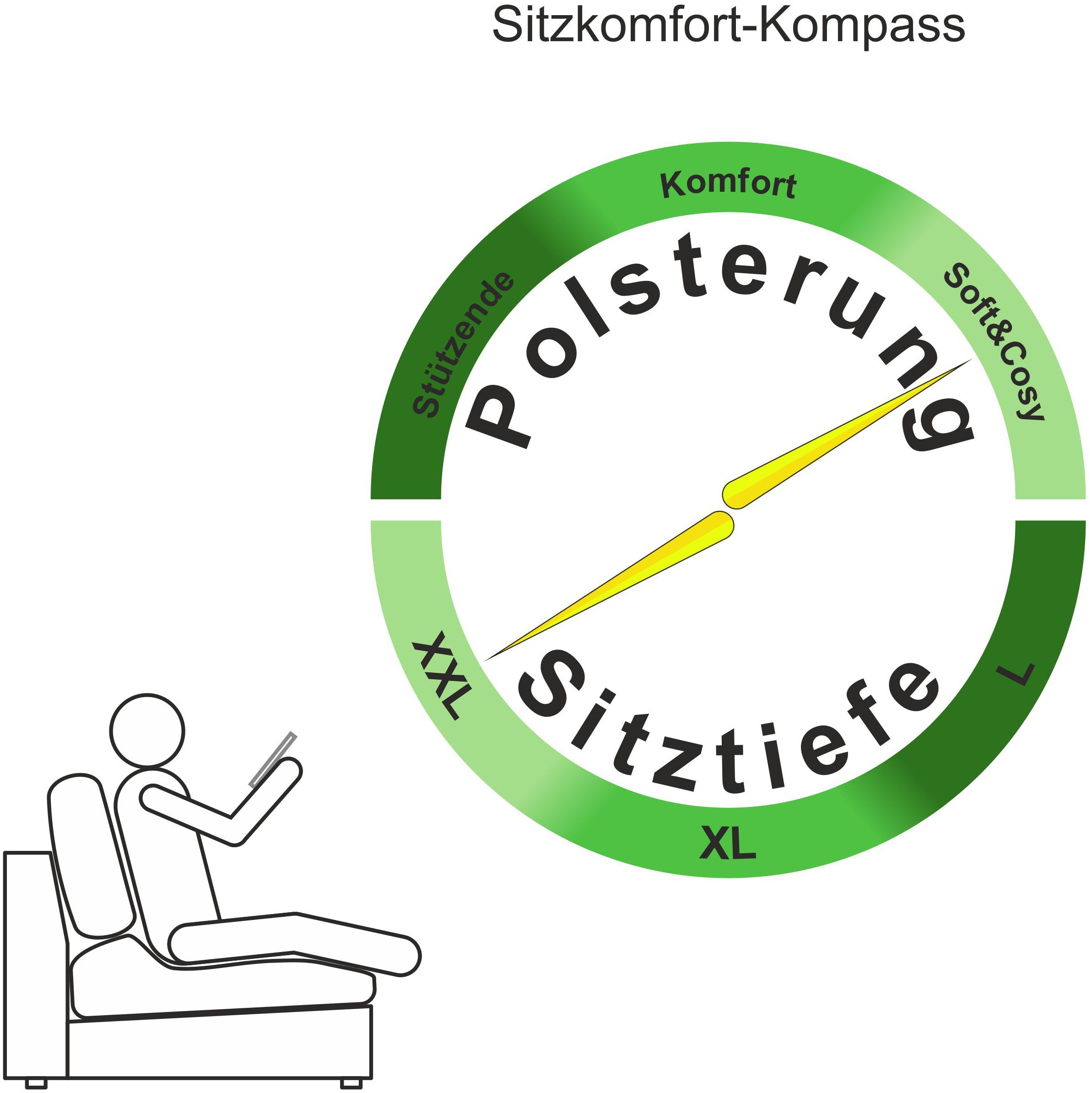 Thumbnail - Home affaire Big-Sofa "Soft&Cosy XXL, B: 303 cm - OTTO. Verlässliche Qualität." Mega-Sofa, Cord oder Chenille-Struktur, ...