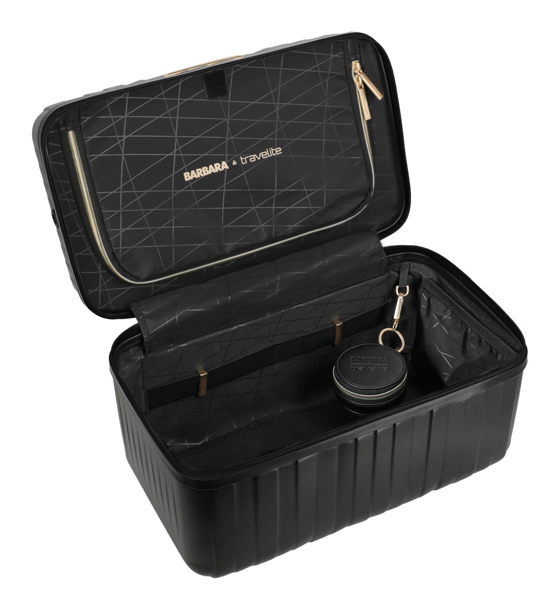 travelite Beautycase »BARBARA & travelite | BARBARA NOVELTY«, Beauty Koffer Kosmetikkoffer Trolley Sleeve Flexibles Ordnungssystem