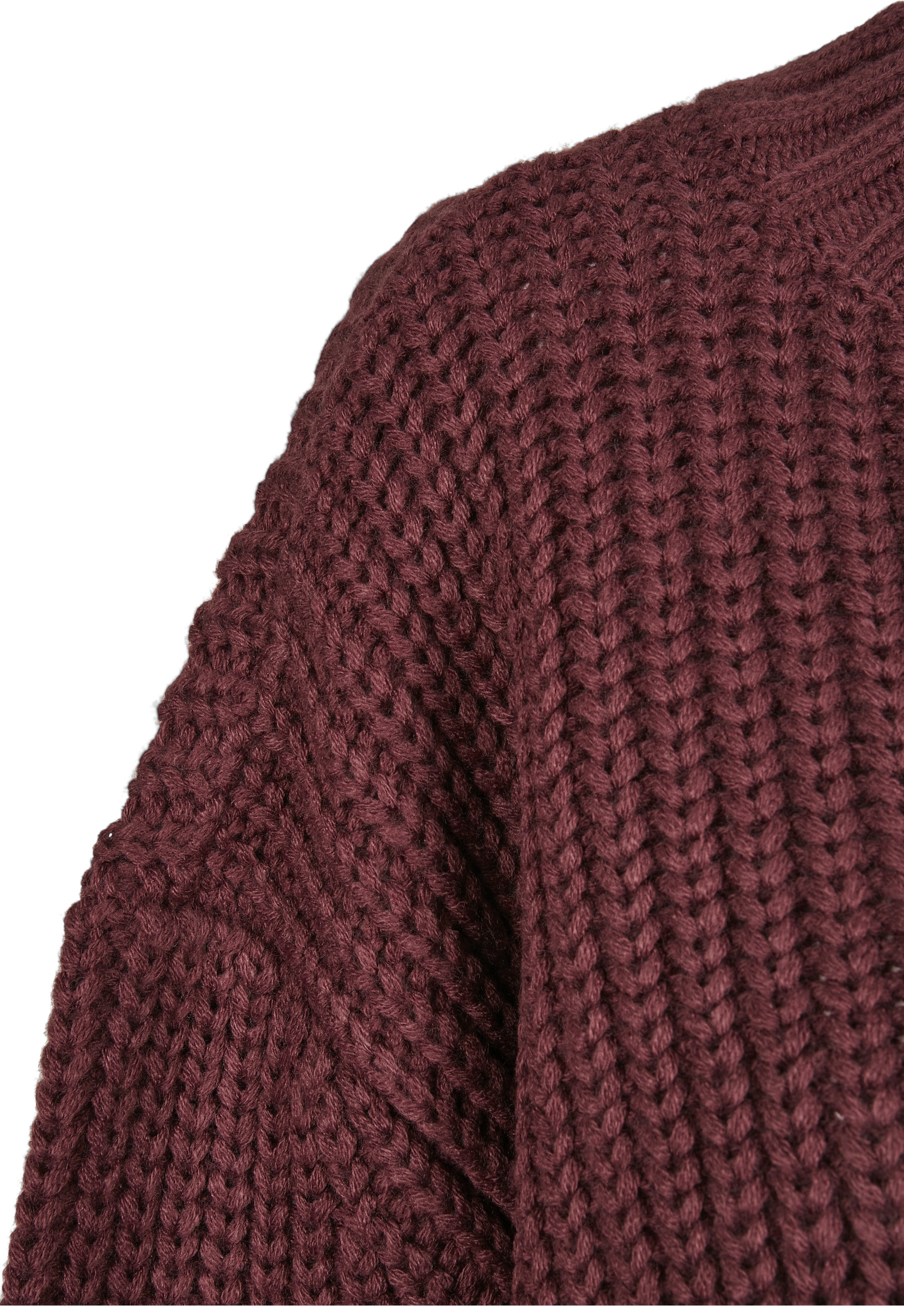 URBAN CLASSICS Rundhalspullover »Urban Classics Damen Ladies Wide Oversize Sweater« 1 Stk.