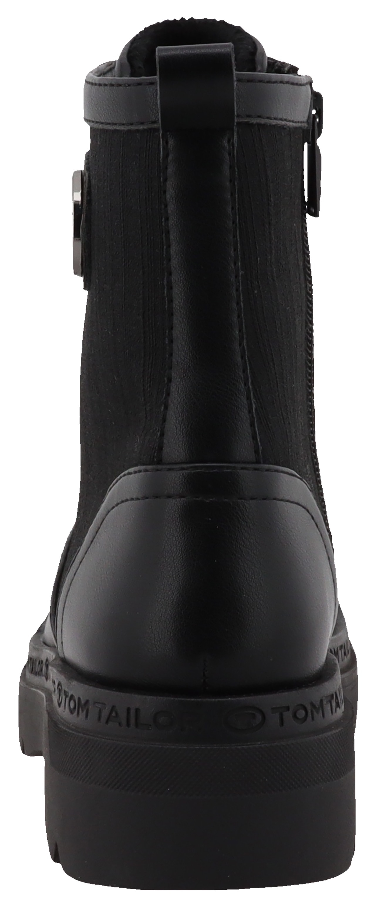 TOM TAILOR Schnürboots, Blockabsatz, Schnürstiefelette in bequemer Weite G (= weit)