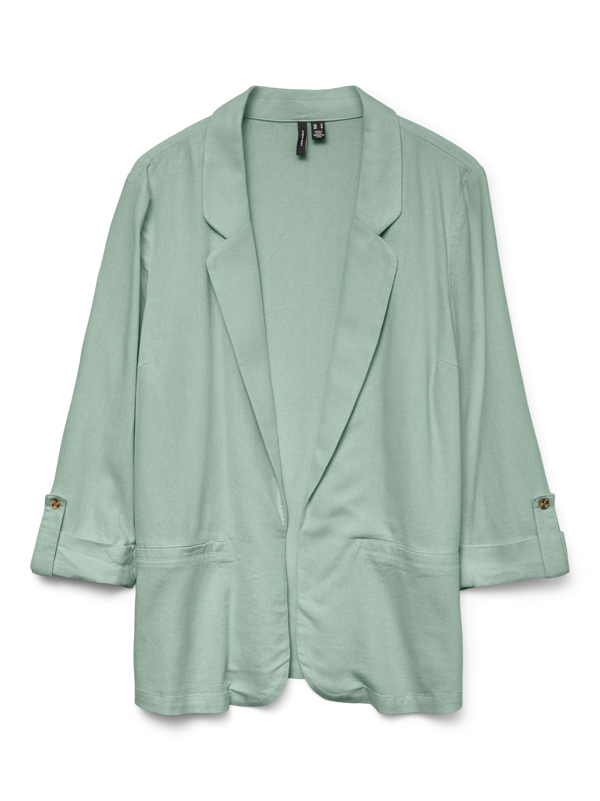 Vero Moda Kurzblazer »VMJESMILO 3/4 LOOSE BLAZER WVN GA NOOS«, mit Leinen