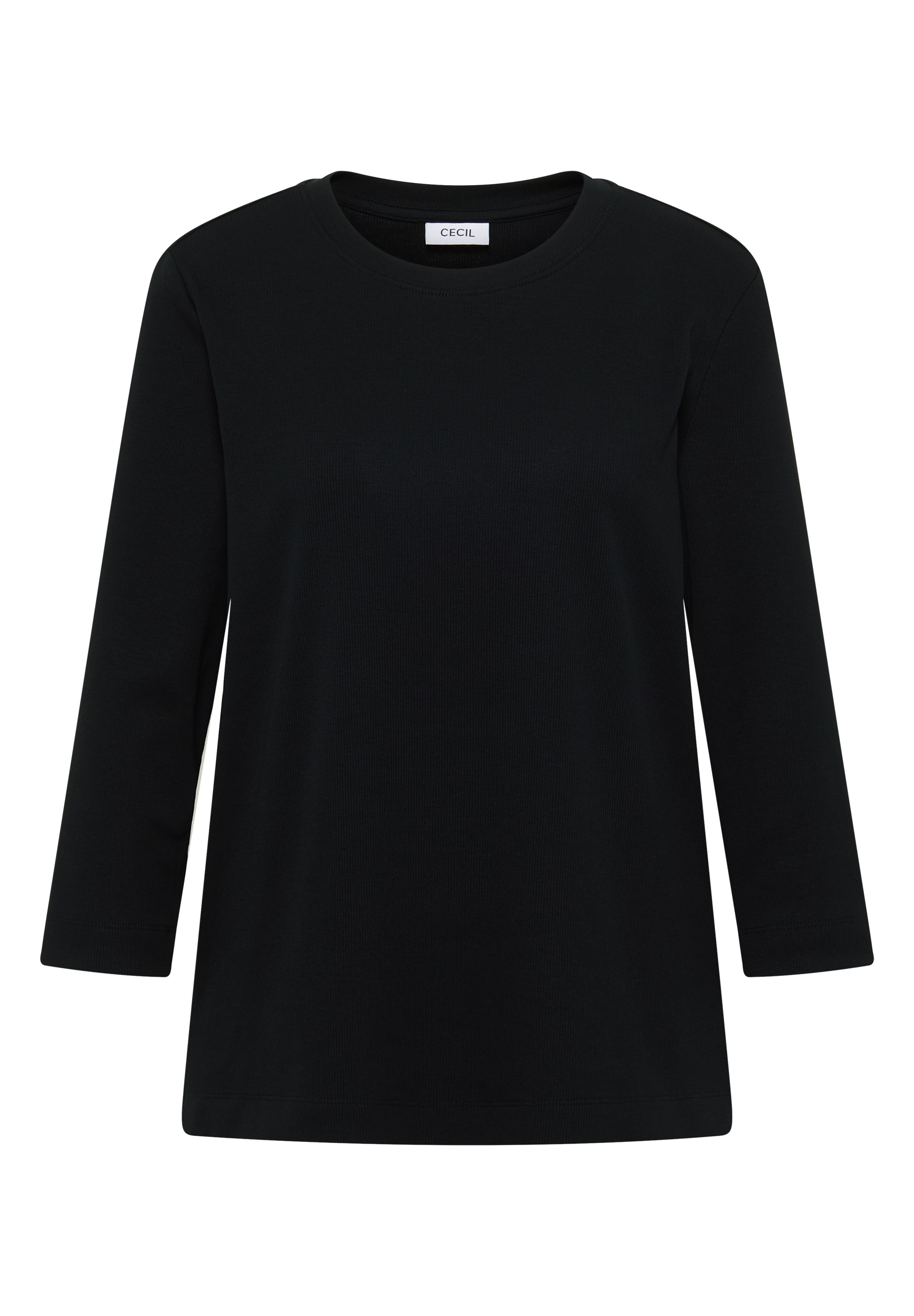 Cecil Rundhalsshirt, aus Baumwolle mit Stretchante