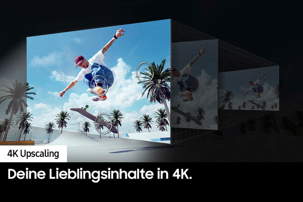 Samsung LED-Fernseher »GU43DU8079U«, 4K Ultra HD, Smart-TV, Crystal UHD, Q-Symphony, Dolby Surround Sound, Triple Tuner, Smart-Hub