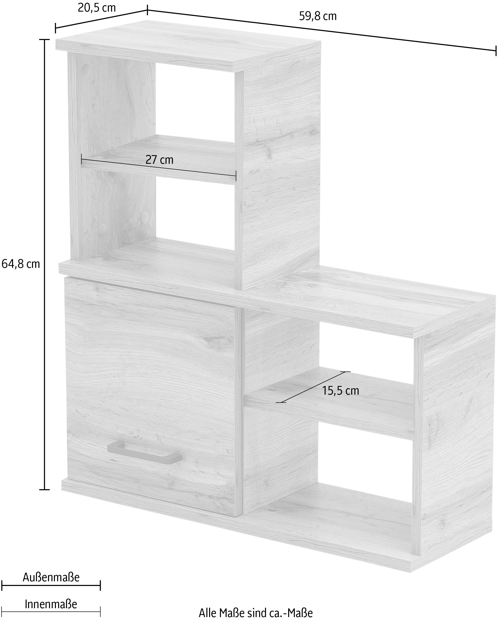 Übersee-Parallelimport von Originalprodukten Hängeschrank 30,3 Dekor, &  Haushalt Küche, Landhaus (B/T/H) cm Nora Wohnen 70,8 20,5 Eiche .de:  Schildmeyer x : x 144940