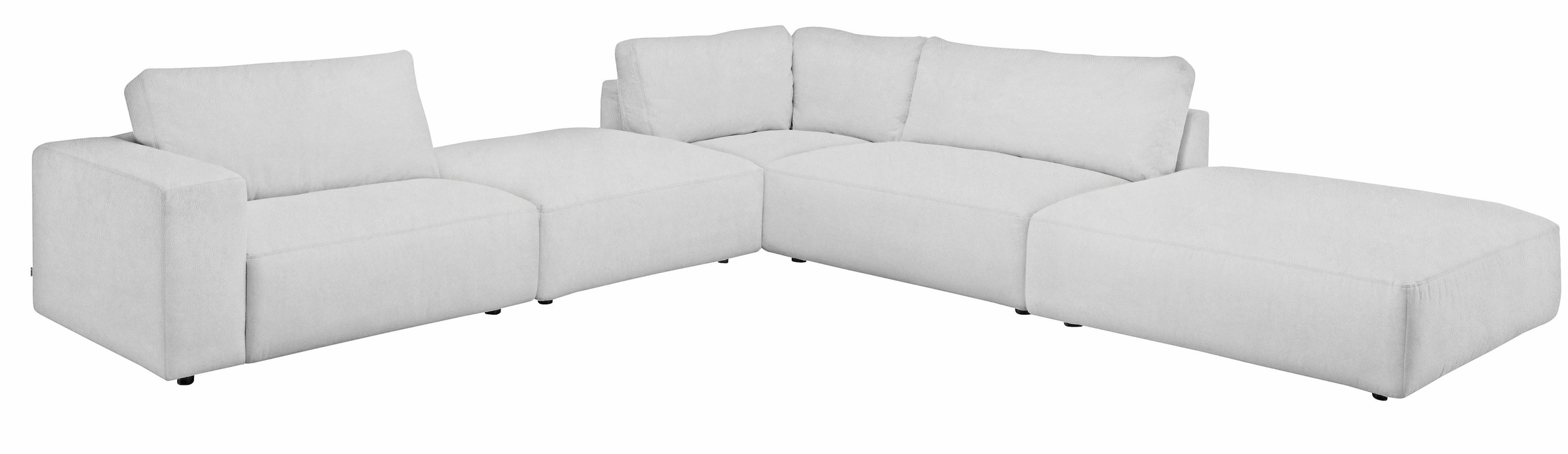 Musterring Lucia L-Shape Corner Sofa stone Bax 8
