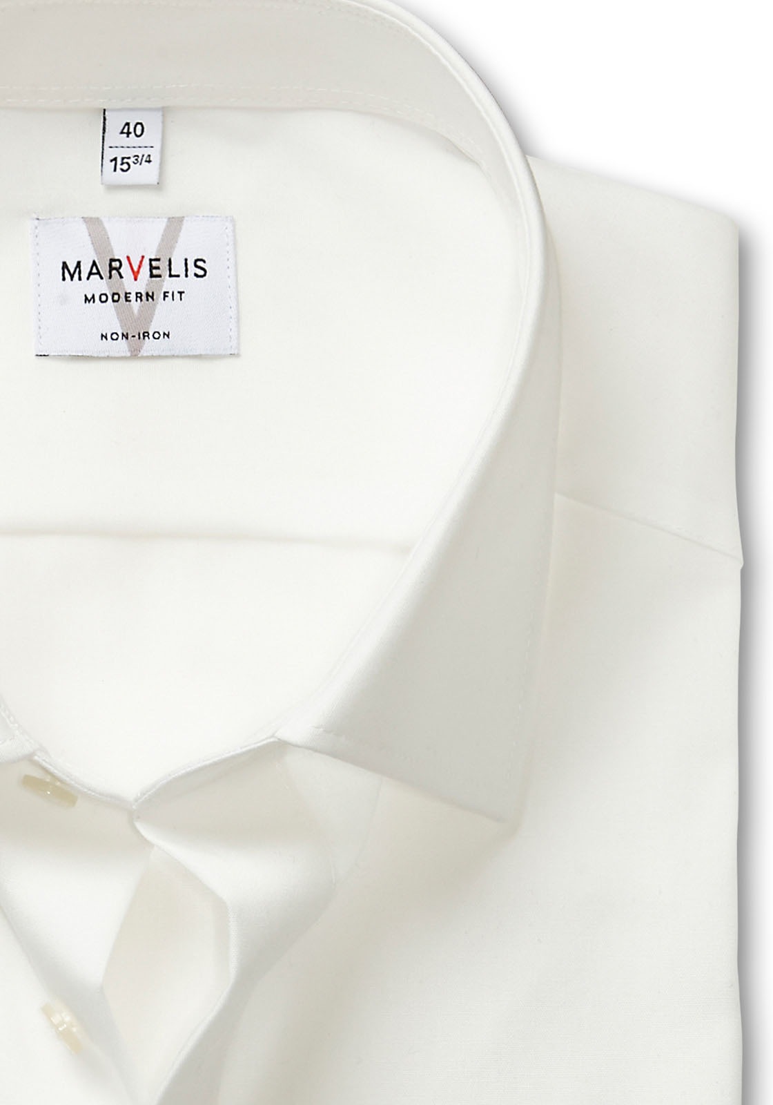 MARVELIS Langarmhemd modern fit, Businesshemd, bügelfrei, New-Kentkragen günstig online kaufen