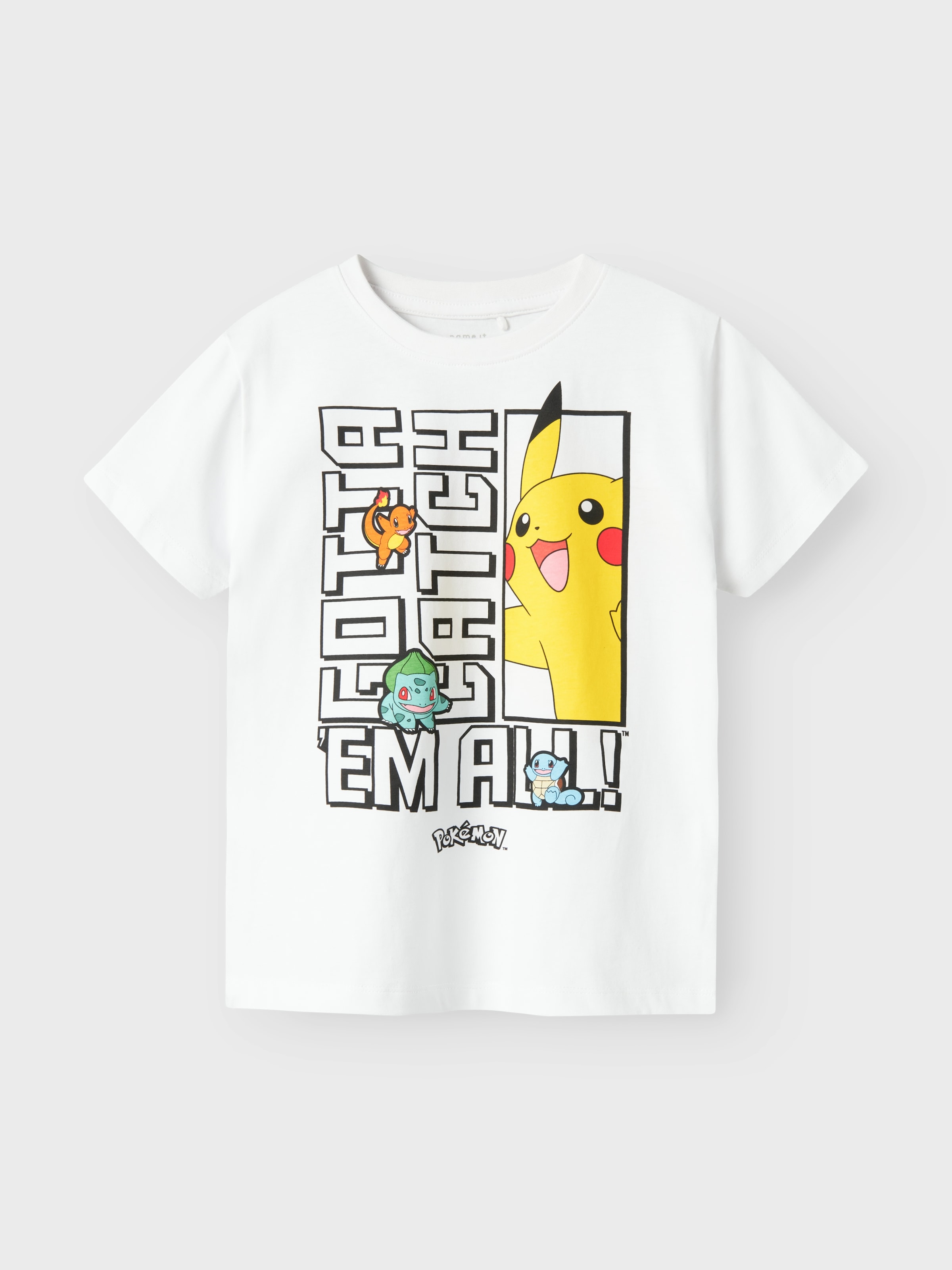 Name It T-Shirt »NKMFLAME POKEMON SS TOP NOOS SKY«, mit großem Pokémon Frontmotiv