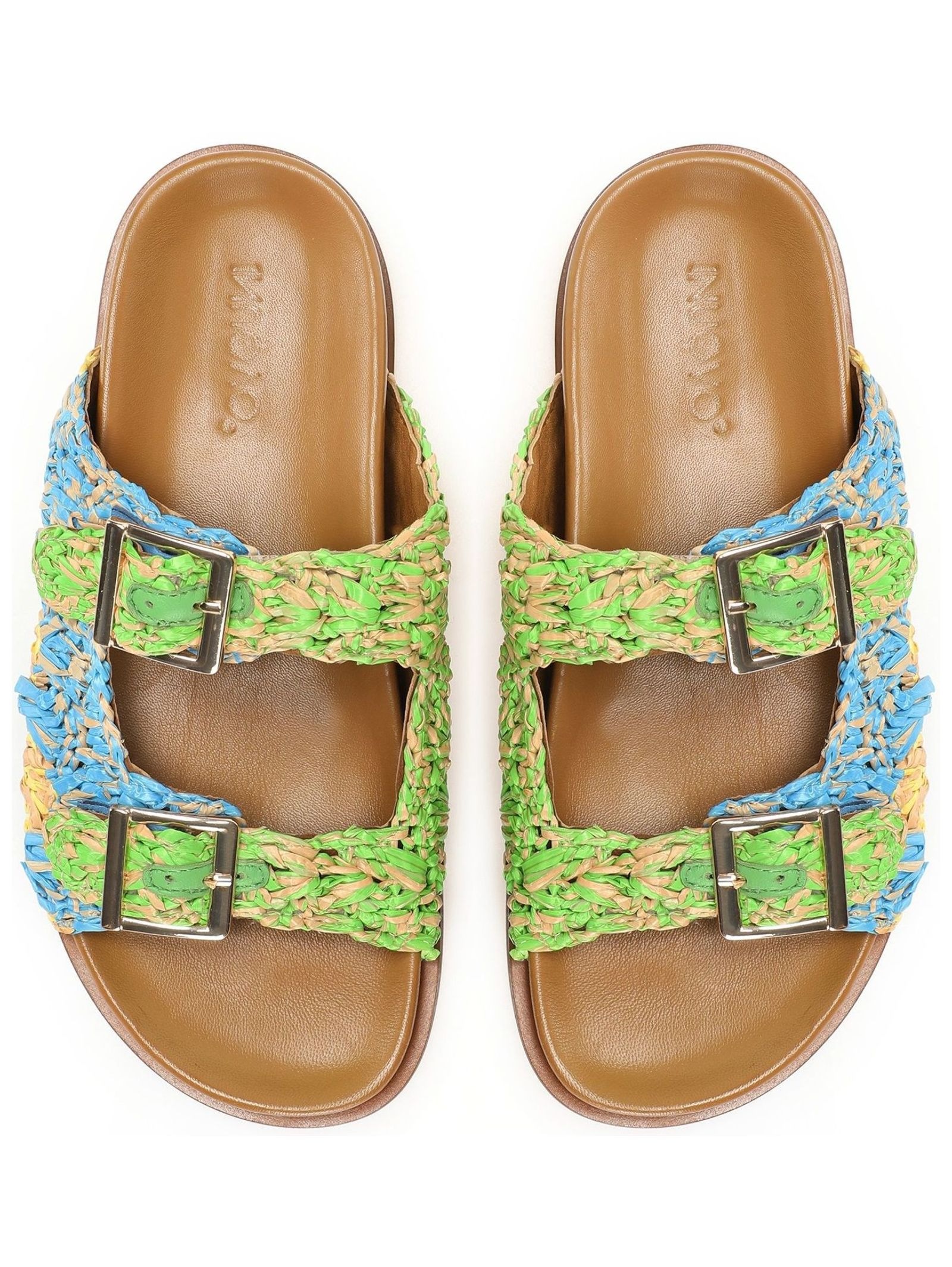 INUOVO Pantolette »INUOVO Pantoletten Leder/Textil«