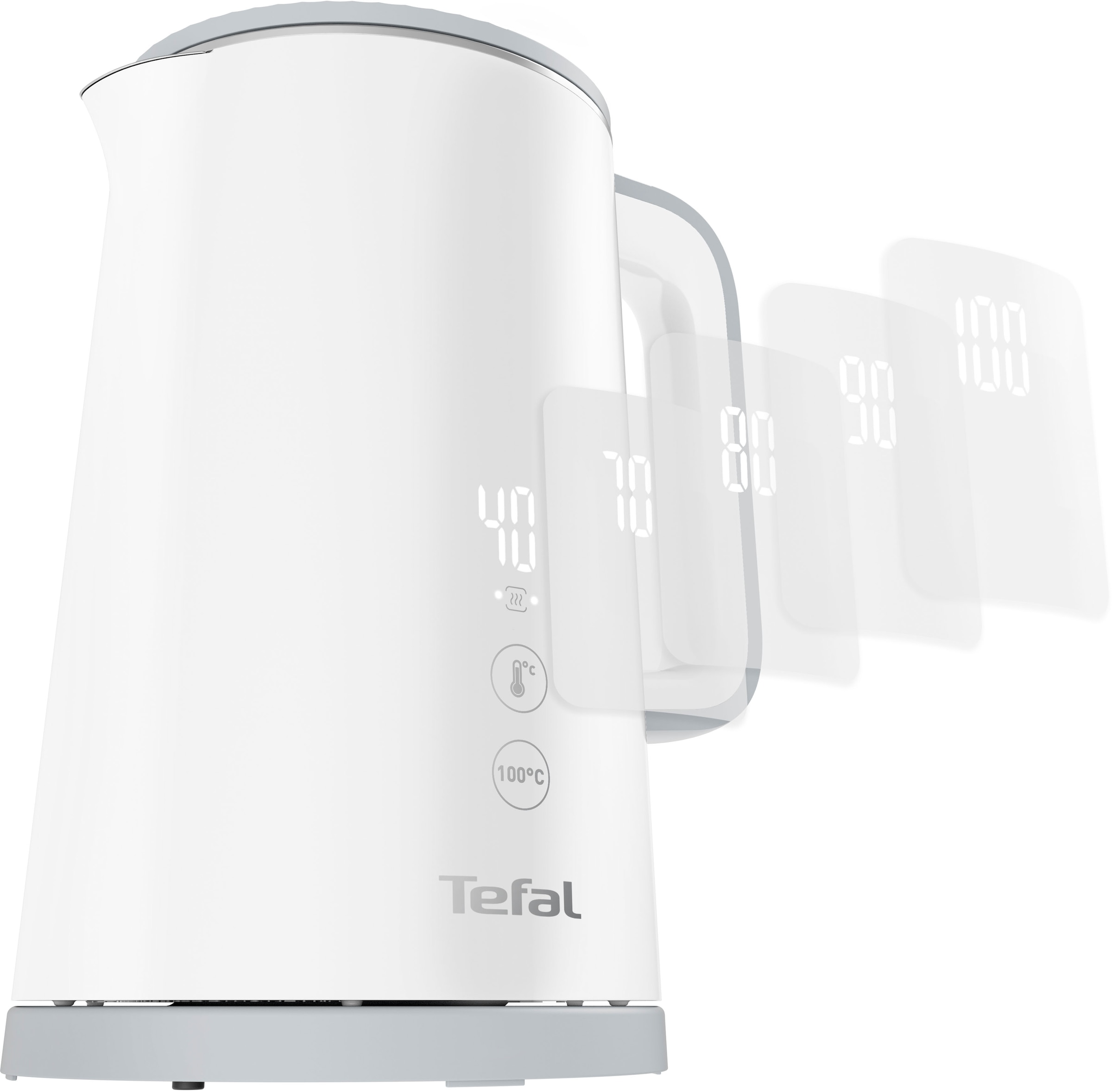 Tefal Wasserkocher »KO6931«, 1,5 l, 1800 W, 5 Temperaturstufen; Warmhaltefunktion; 360° drehbar; Live-Temperatur