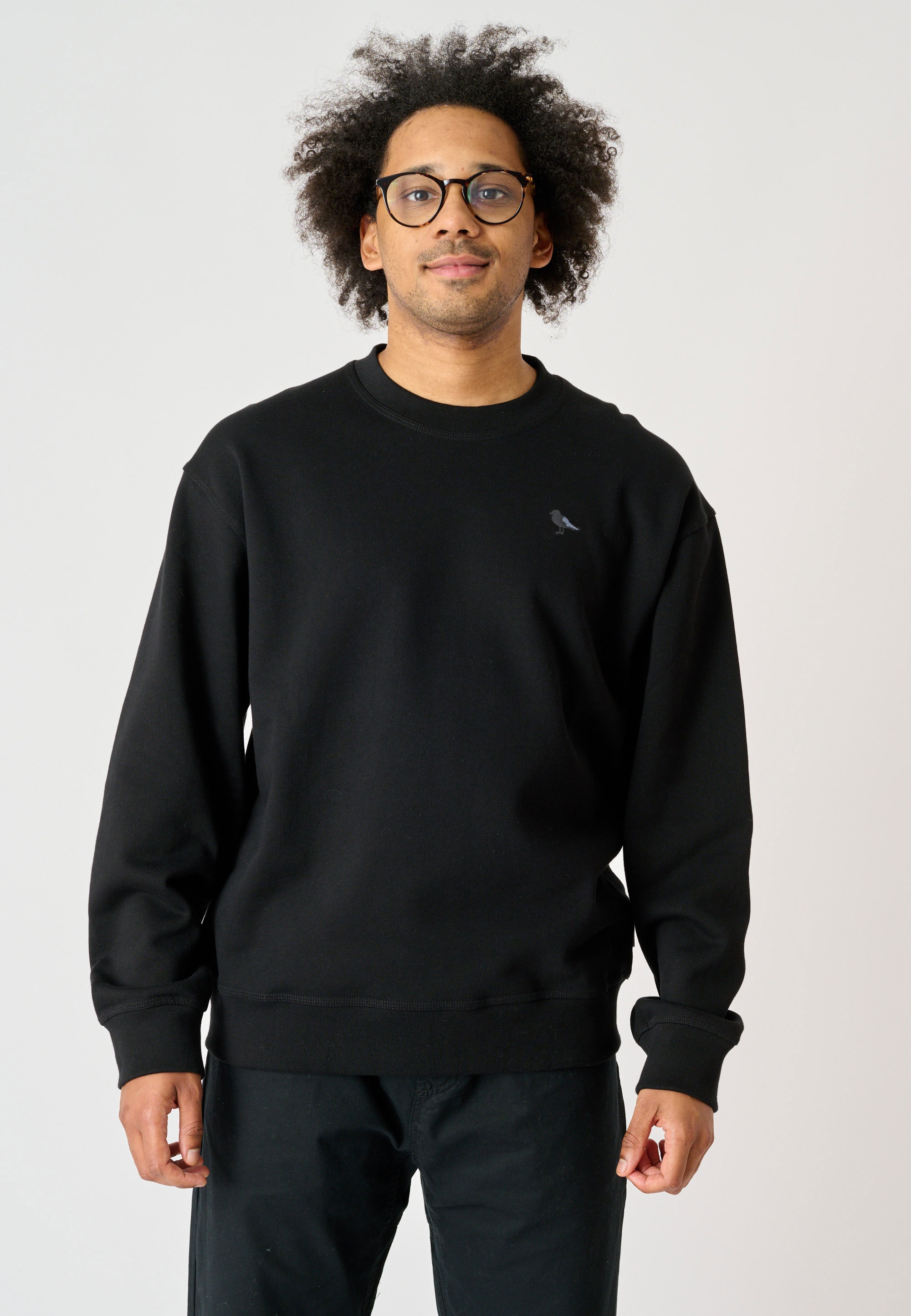 Cleptomanicx Sweatshirt »Embro Gull Mono«, mit schöner Stickerei