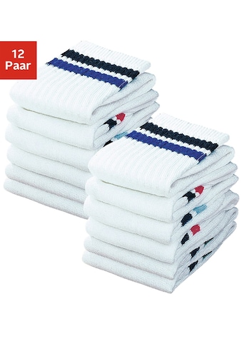 Tennissocken, (Set, 12 Paar)