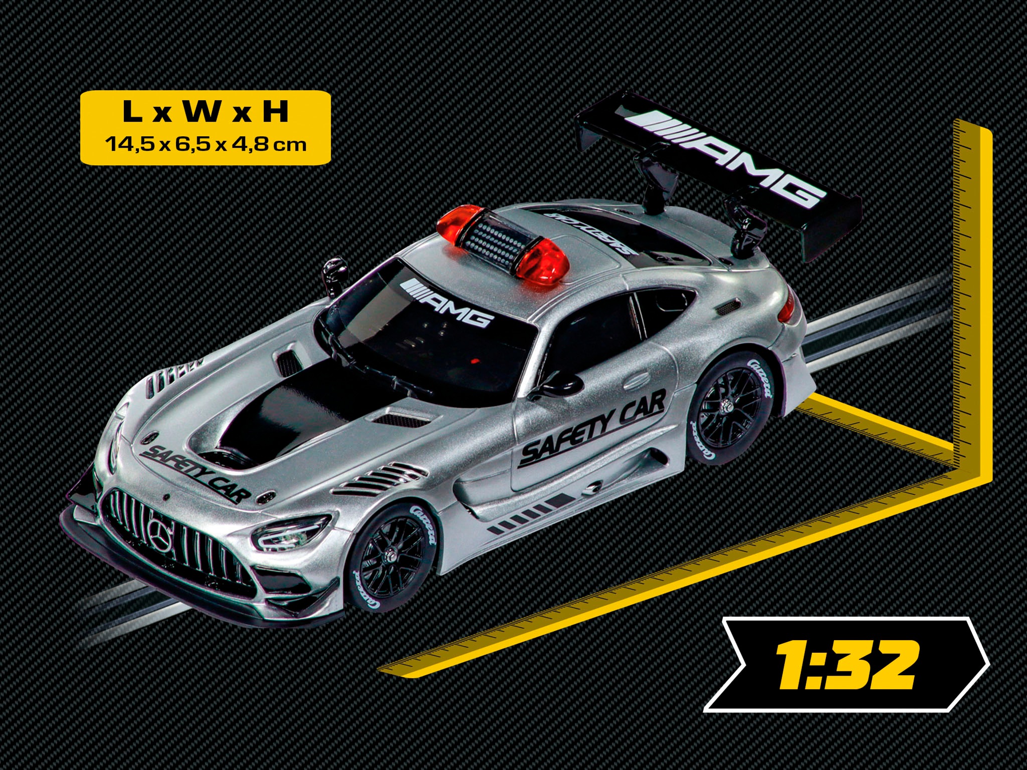 Carrera® Rennbahn-Auto »Mercedes-AMG GT3 Evo "´Safety Car"«, mit Lichteffekt