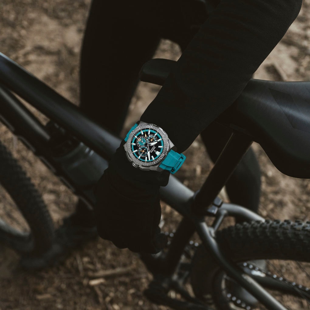 Festina Chronograph »Chrono Bike 2025«, Quarzuhr, Armbanduhr, Herrenuhr, analog, Tag, Stoppfunktion