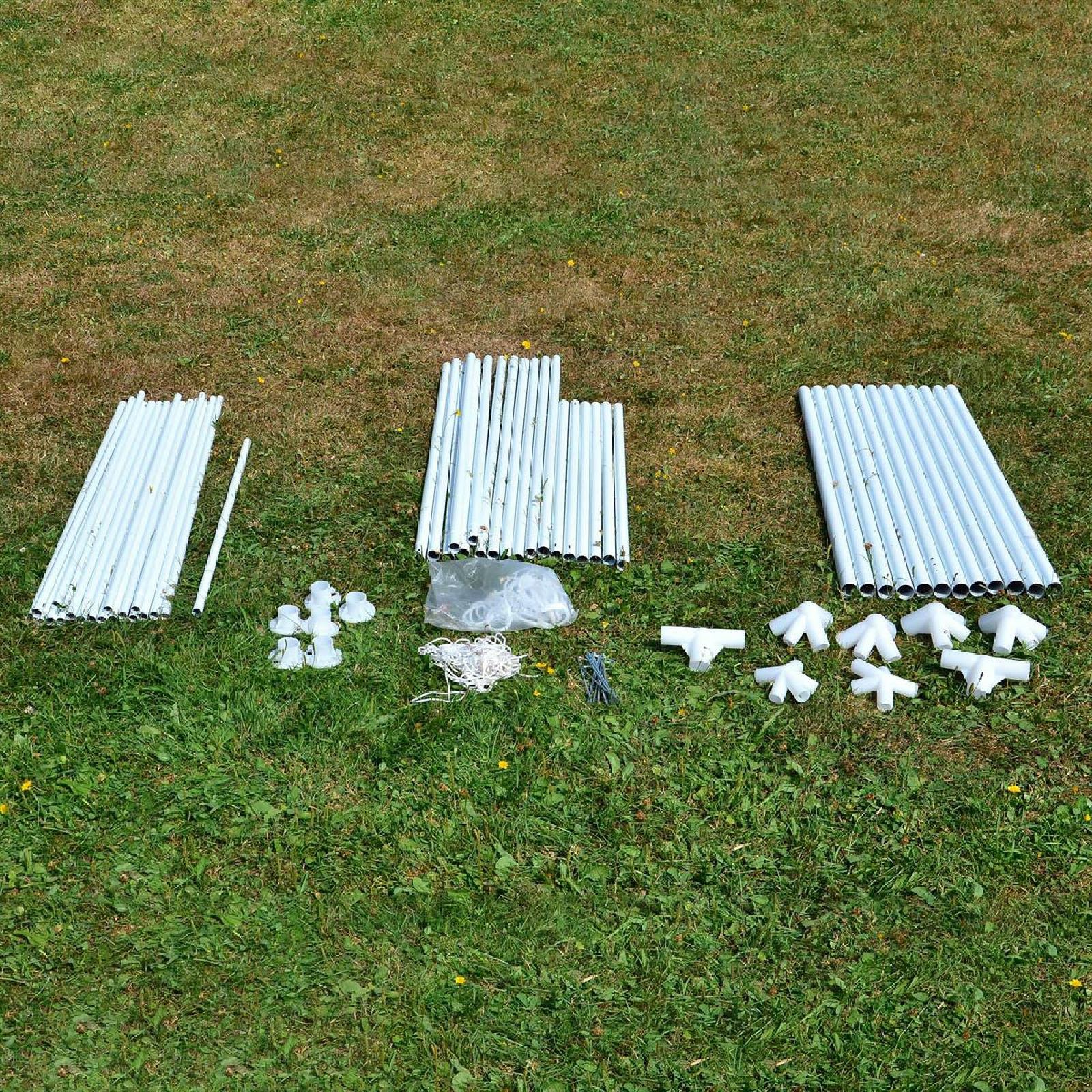 VCM Pavillon »Pavillon Partyzelt Raucherzelt weiß 3x6m«