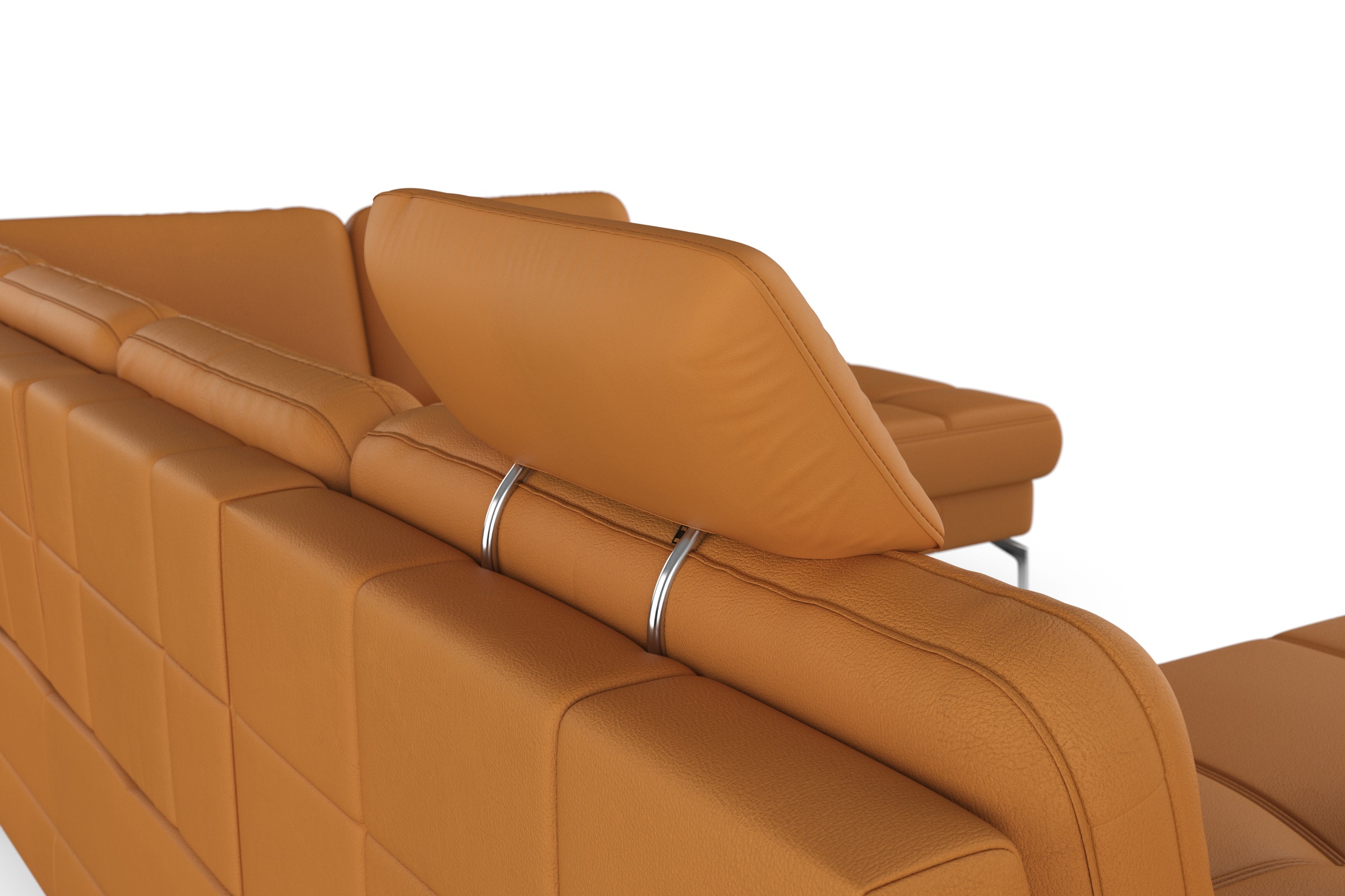 sit&more Wohnlandschaft »Bendigo U-Form«, inklusive Sitztiefenverstellung, Bodenfreiheit 15 cm, in 2 Fußfarben