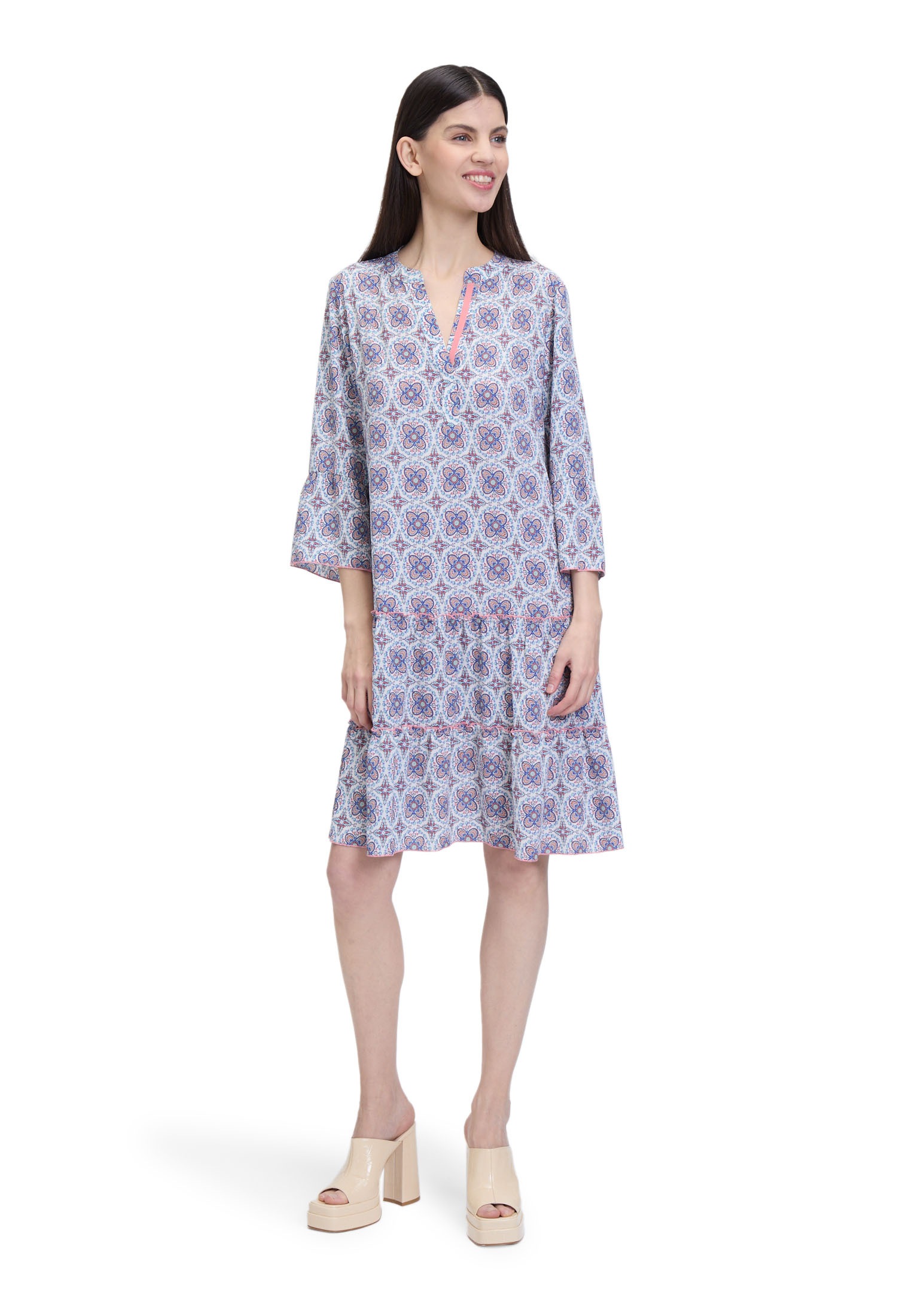 Cartoon Druckkleid »Cartoon Casual-Kleid mit Stufen«, Druck