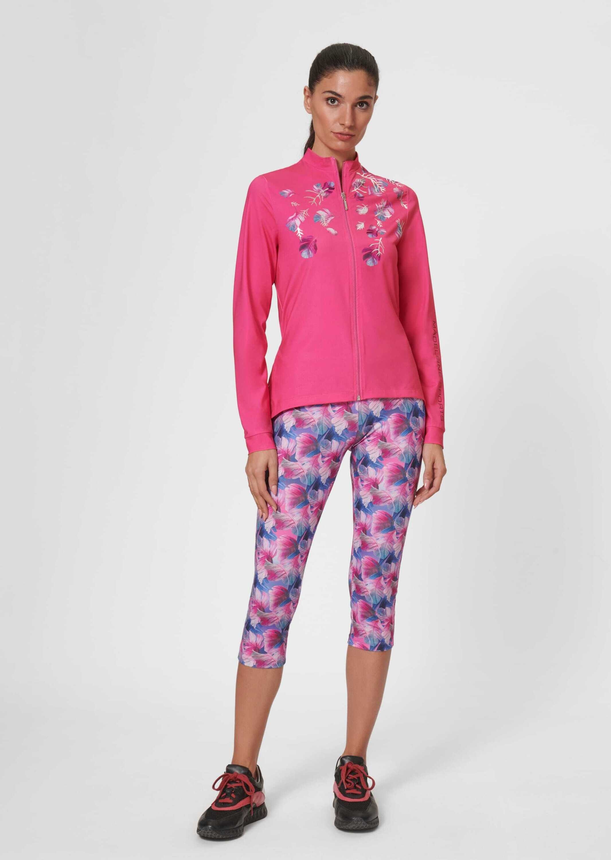 MADELEINE Outdoorjacke »Jacke Radjacke mit Blätter-Foilprint«