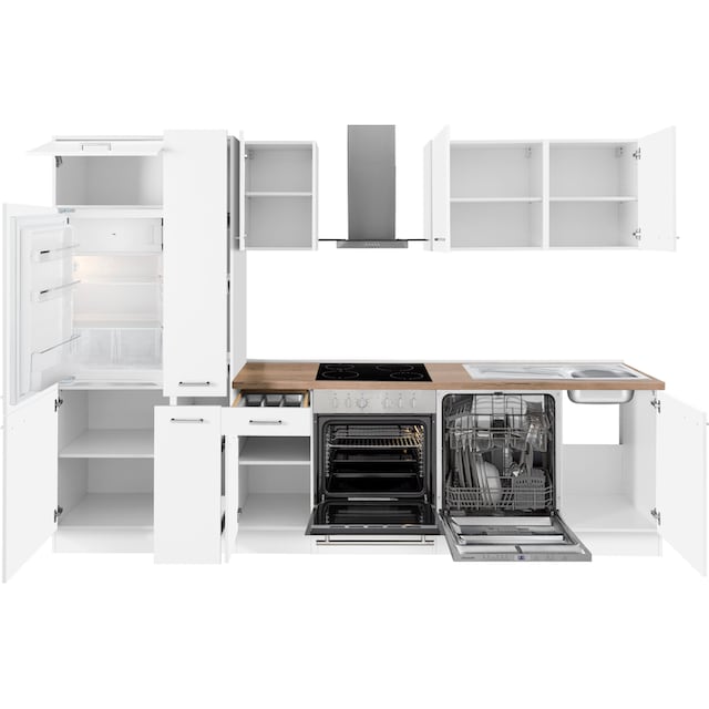 OPTIFIT Küchenzeile »Iver«, 300 cm breit, inklusive Elektrogeräte der Marke  HANSEATIC bestellen | BAUR