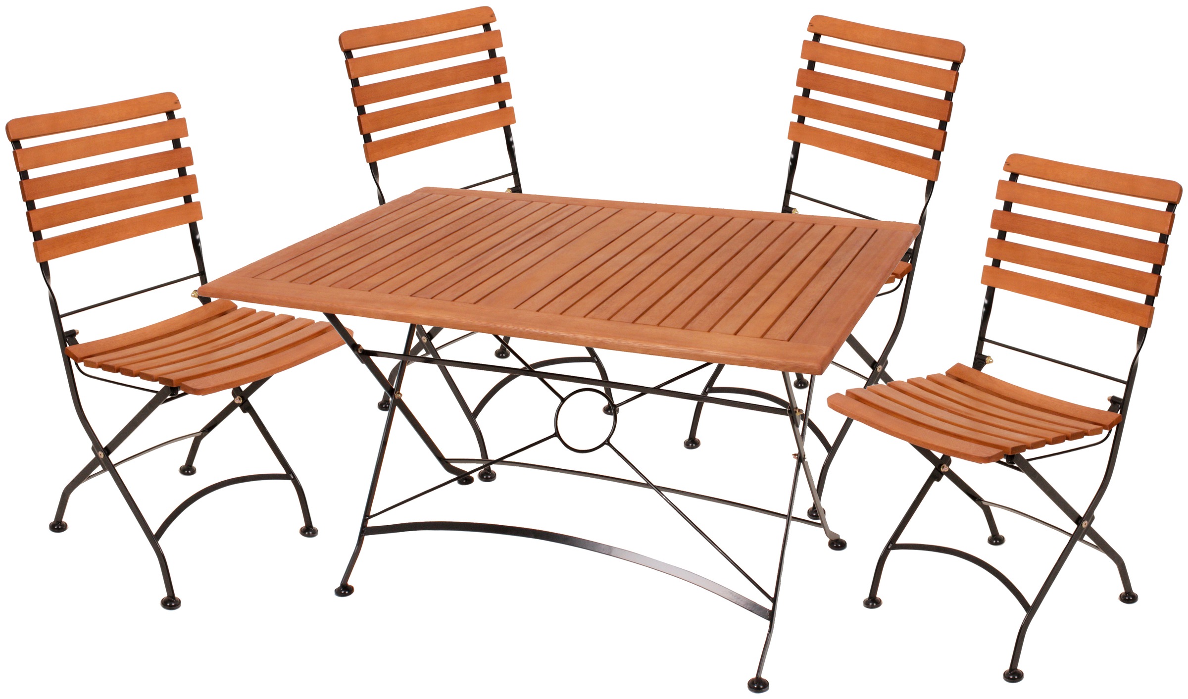 Garden Pleasure Garten-Essgruppe "WIEN" 5 Stk. tlg. mit Klappfunktion günstig online kaufen