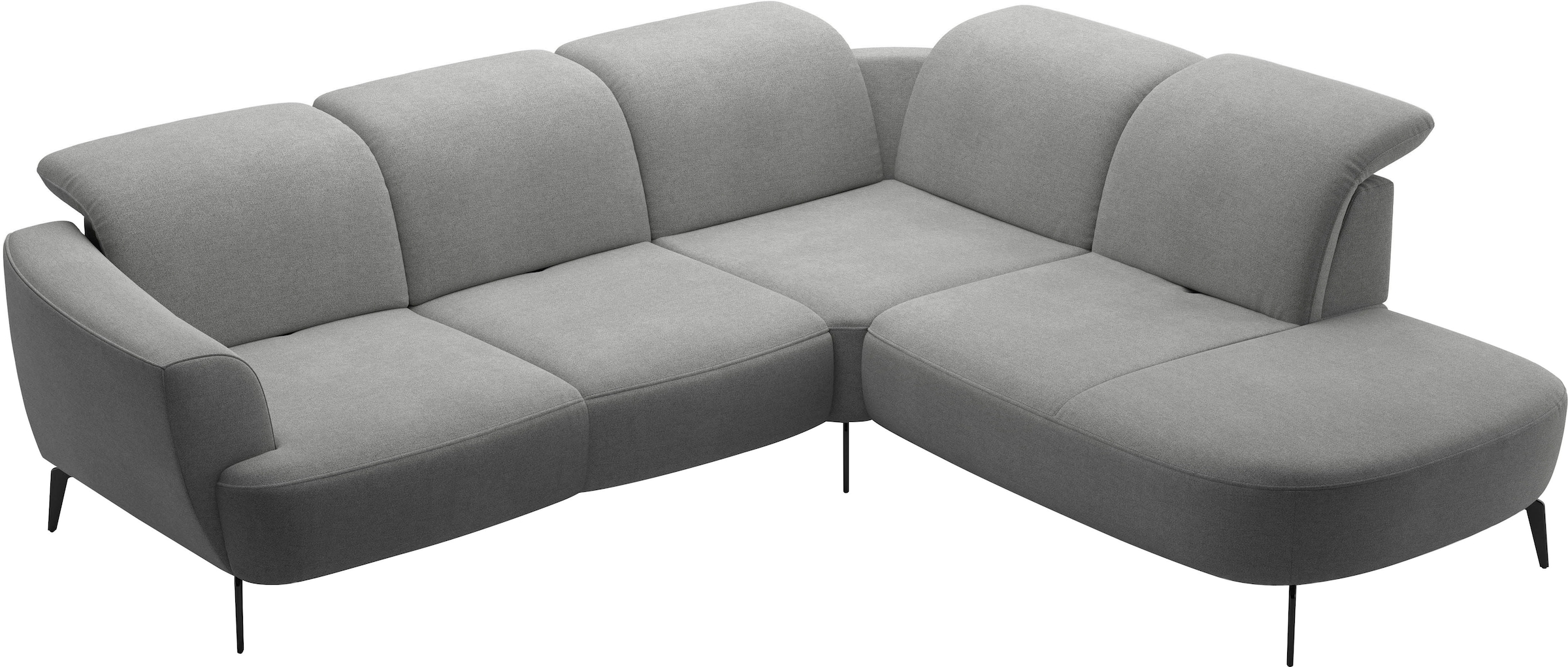 sit&more Ecksofa »Zoe«, ink.Sitztiefenverstellung, wahlweise mit Kopfteilverstellung
