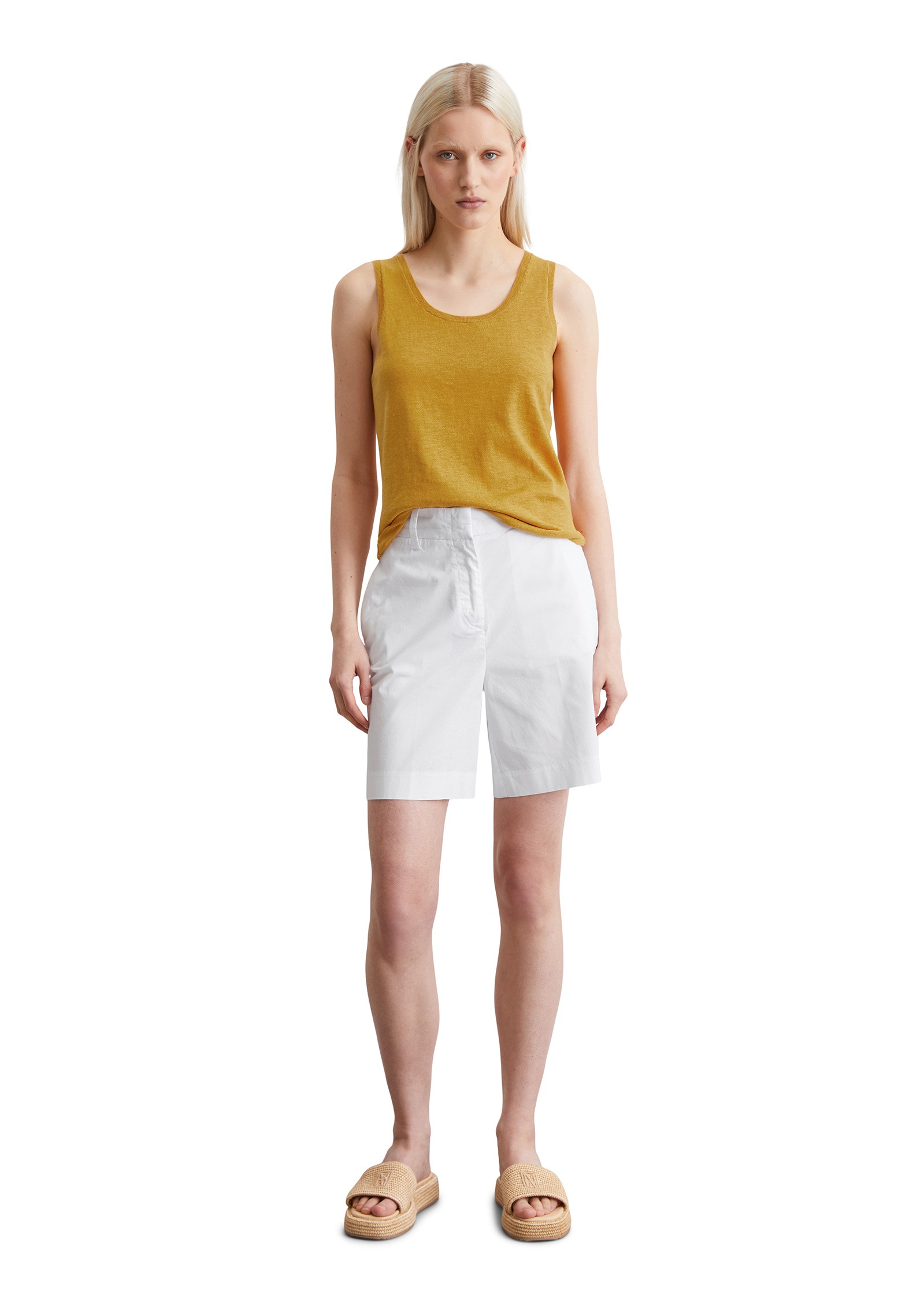 Marc O'Polo Strickpullover »aus Organic Cotton-Leinen-Mix«