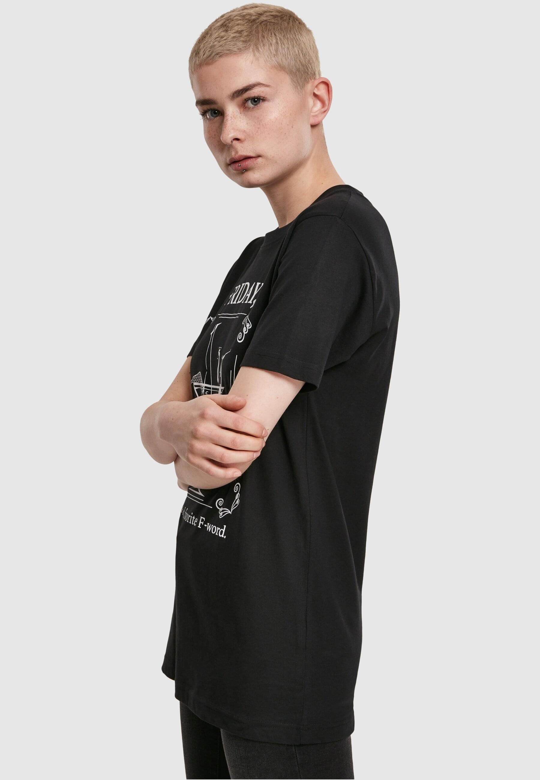 MisterTee Kurzarmshirt »MisterTee Damen Ladies F-Word Tee«, (1 tlg.)