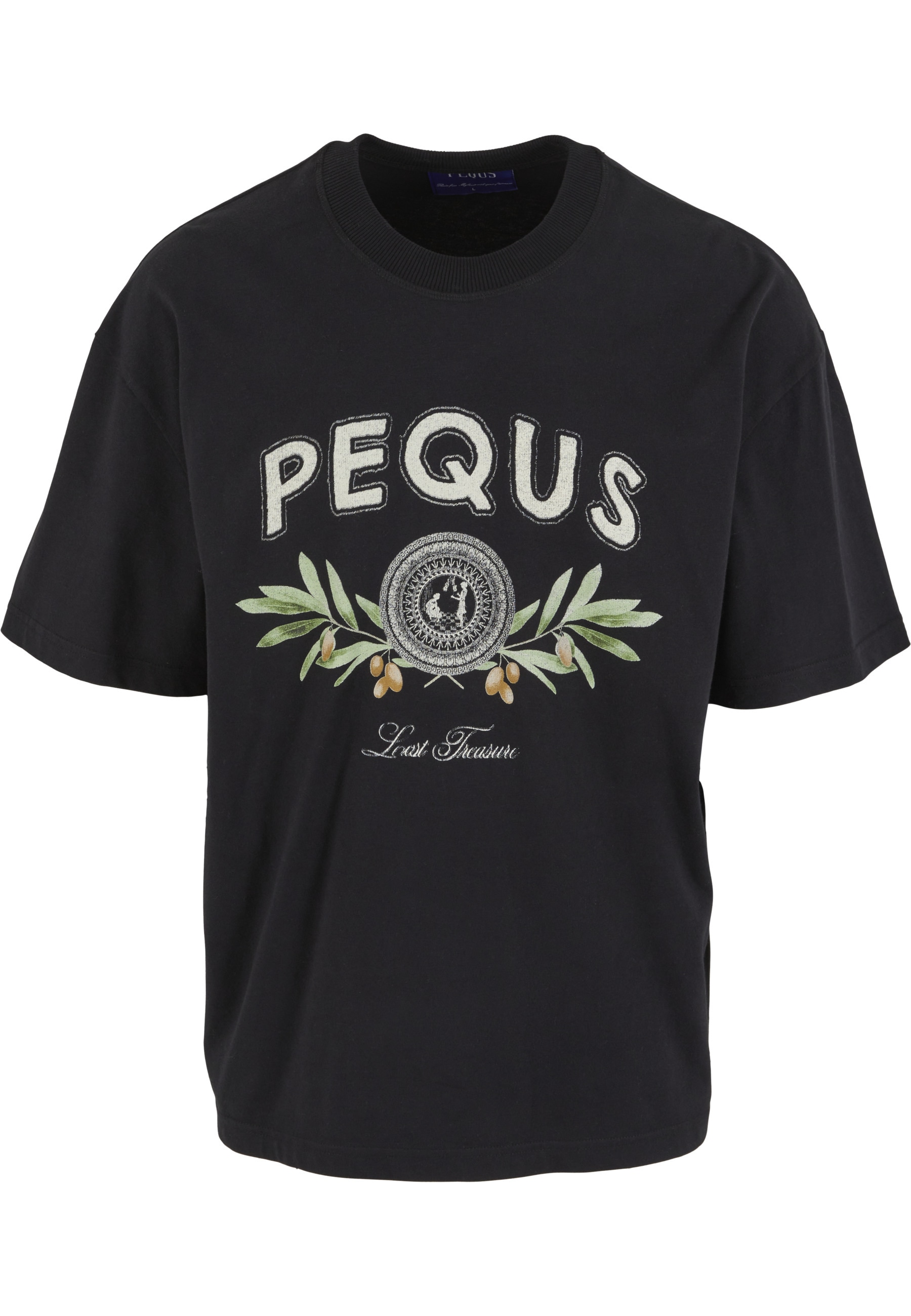 PEQUS Allwetterjacke "PEQUS PEQUS Olive Coin Relic T-Shirt" 1 Stk. tlg. ohne Kapuze