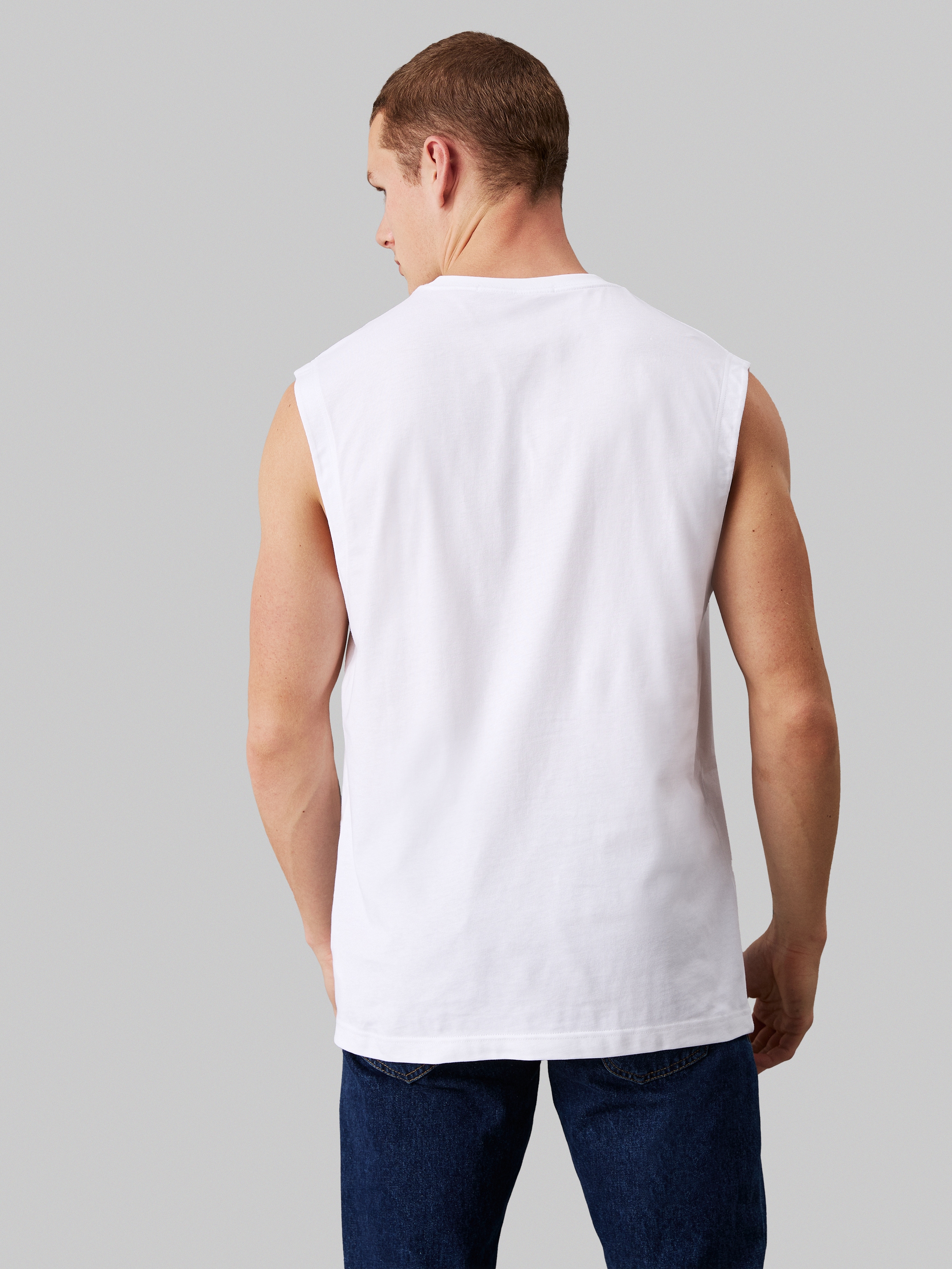 Calvin Klein Jeans T-Shirt »MONOLOGO SLEEVELESS TEE«, mit Markenlabel