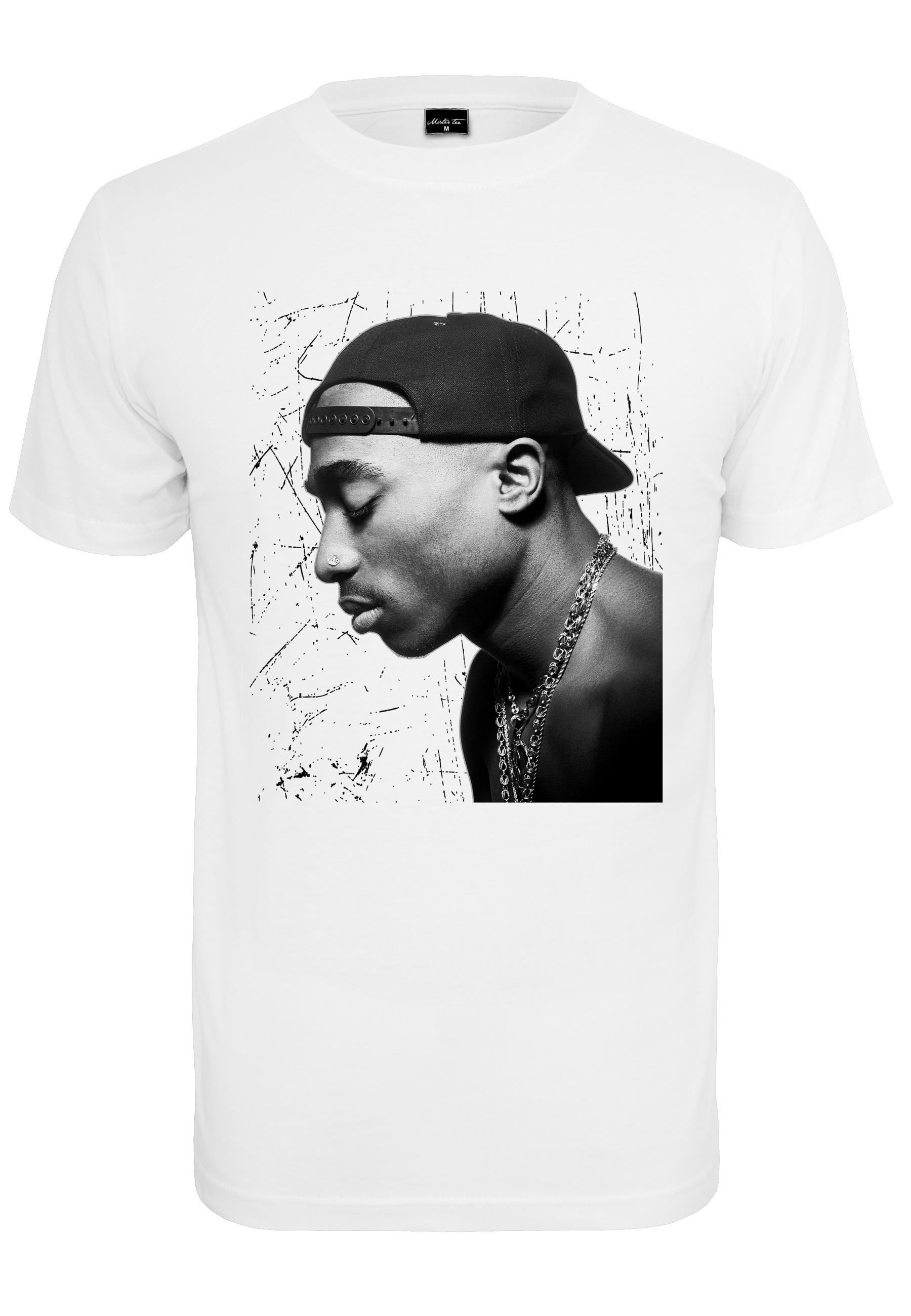 Merchcode T-Shirt "Merchcode Herren Tupac Cracked Background Tee" 1 Stk.