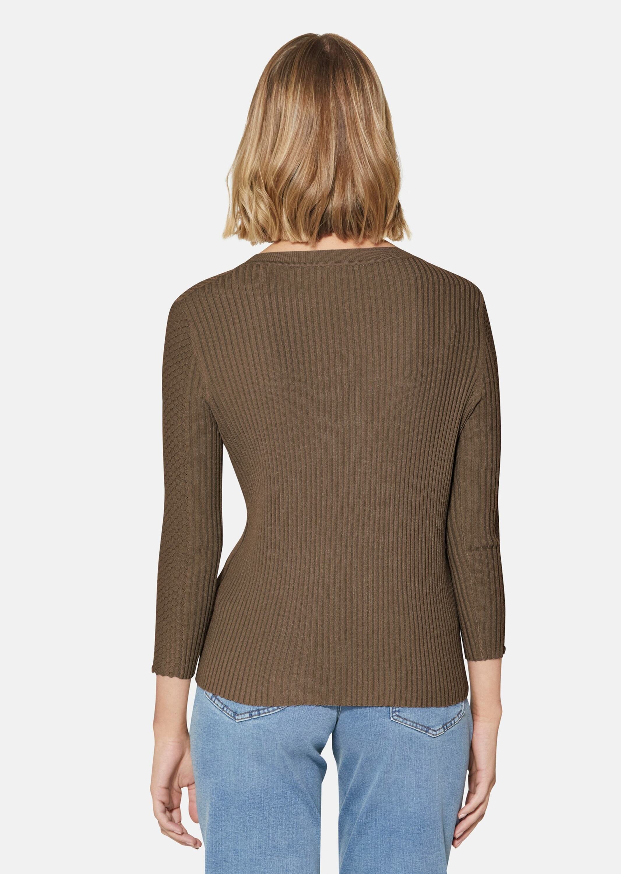 MADELEINE Longpullover »Pullover Rippstrickpullover«