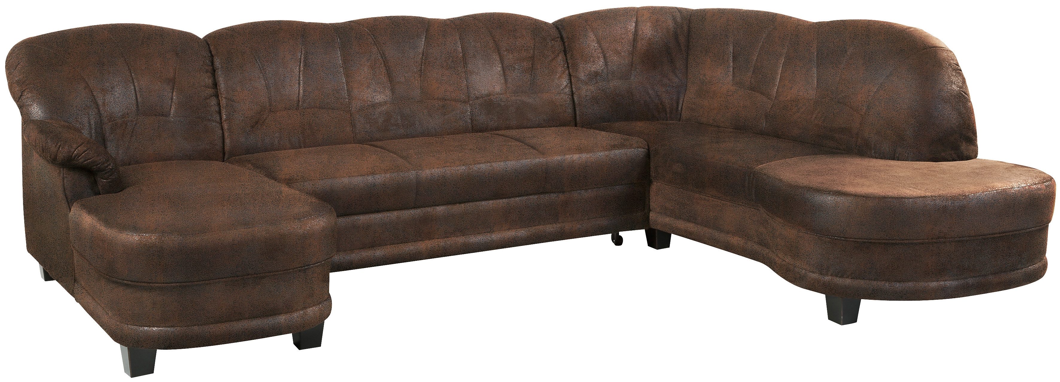 Thumbnail - Home affaire Wohnlandschaft "Camelita, viel Platz, bequem und zeitlos, Breite 289cm, U-Form" wahlweise mit Bettfunktion