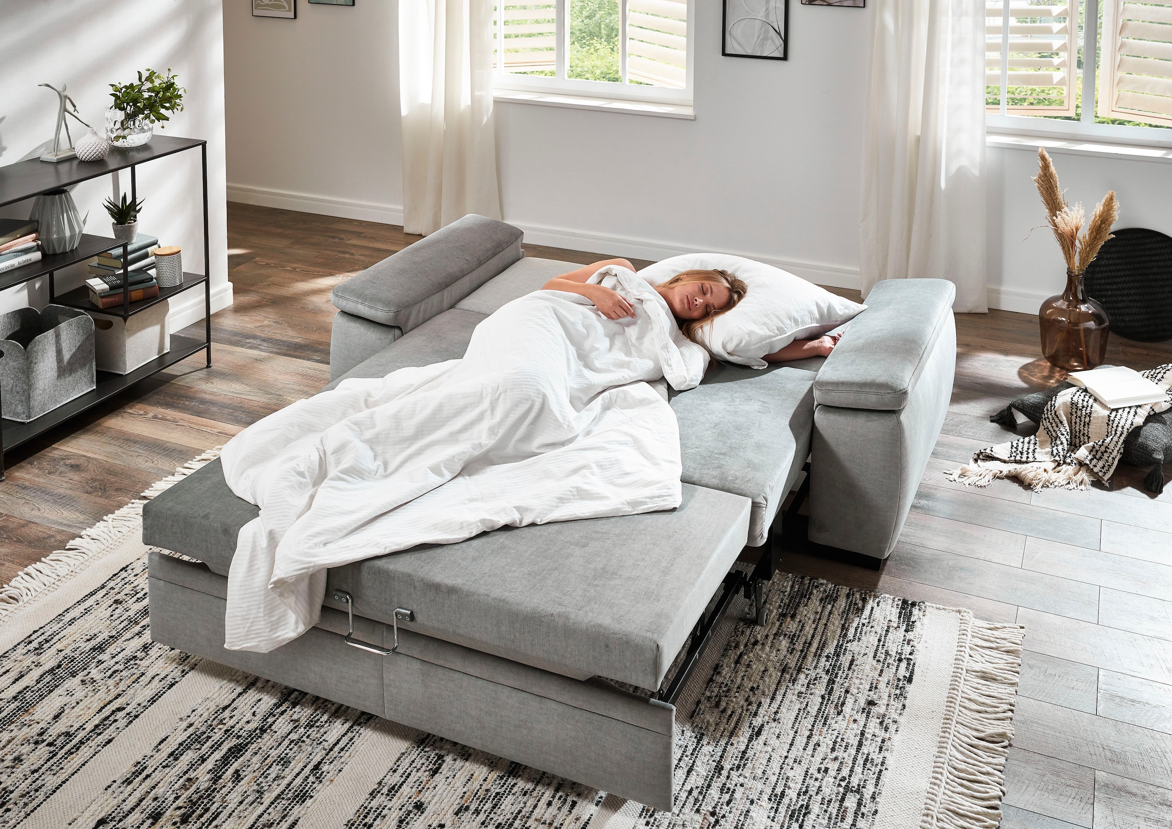 Die PlanBar Schlafsofa »MP-PD19021«, mit Längsschläferfunktion 140x210 cm