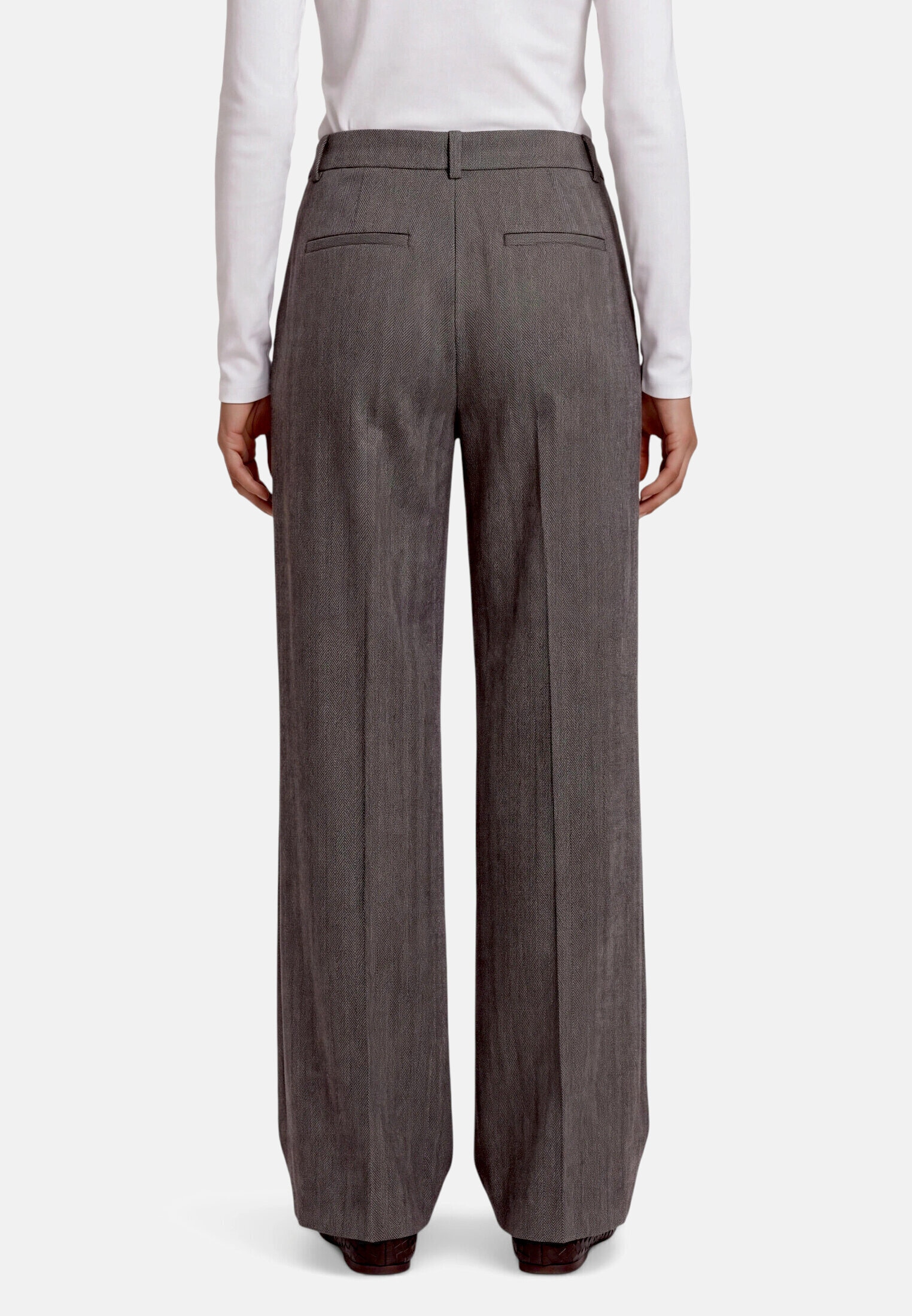 Zero Stoffhose »Damen mit Biesen«  Material