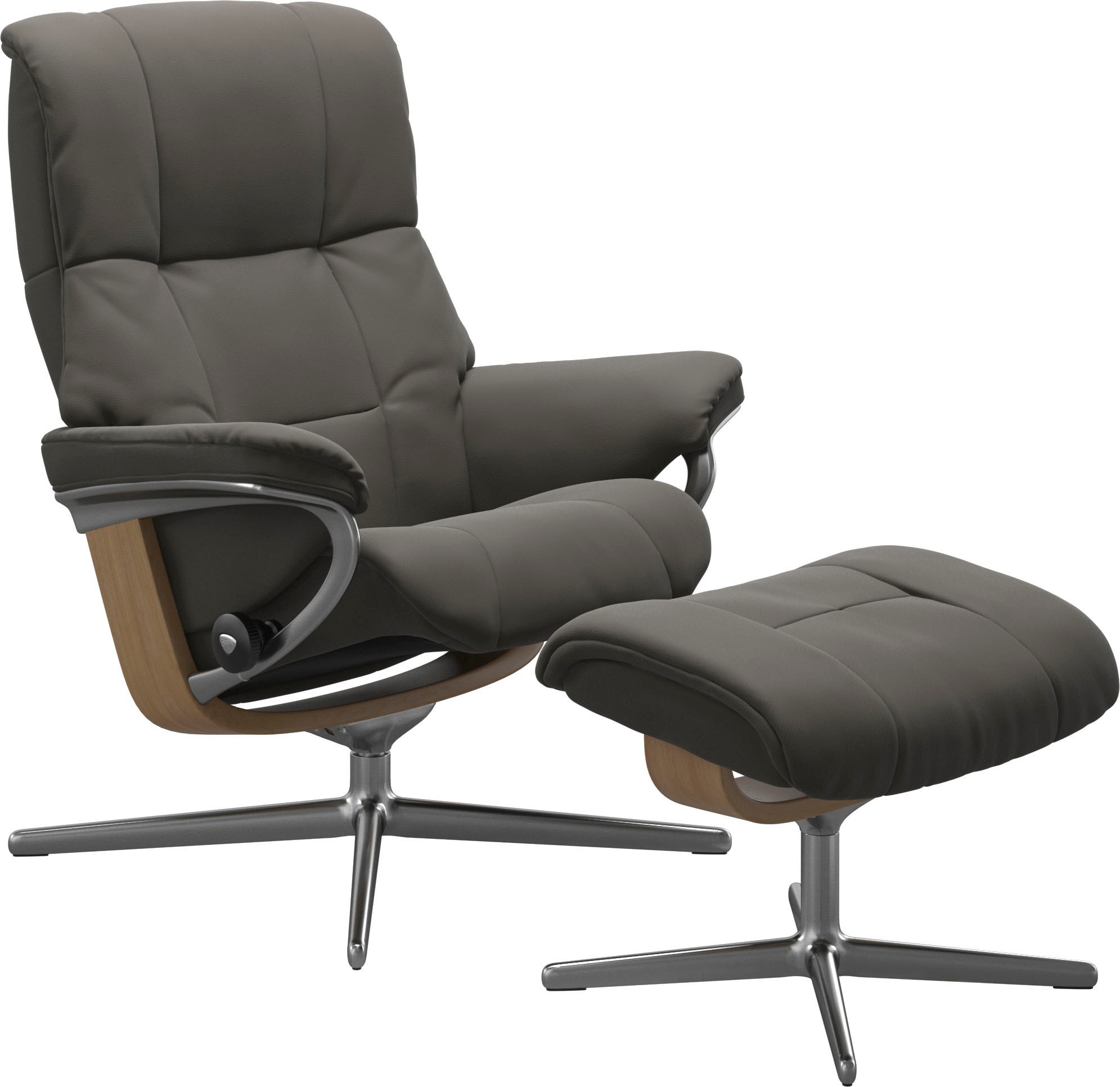 Stressless Fußhocker "Mayfair", mit Cross Base, Größe S, M & L, Holzakzent günstig online kaufen