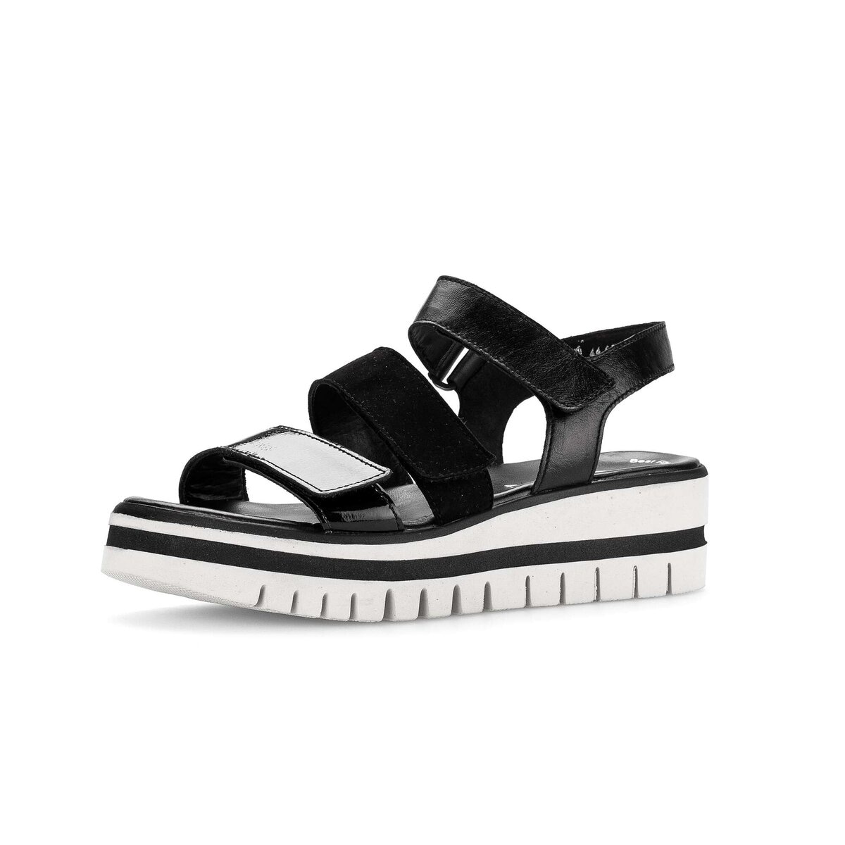 Gabor Plateausandaletten "Plateau Sandale Materialmix Leder" günstig online kaufen