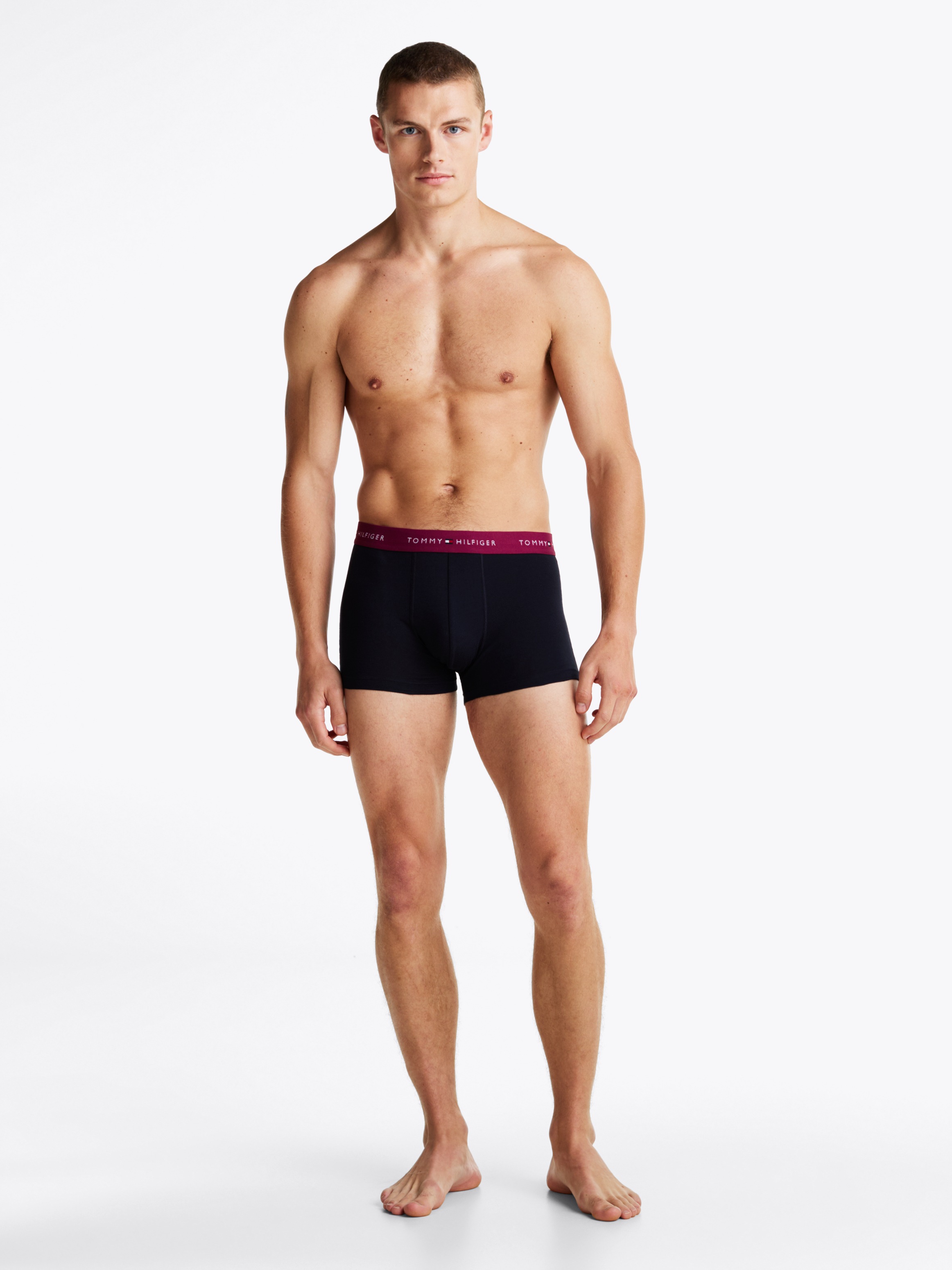 Tommy Hilfiger Underwear Boxer »TRUNK 5 PACK«, (5 St.), mit Logobund