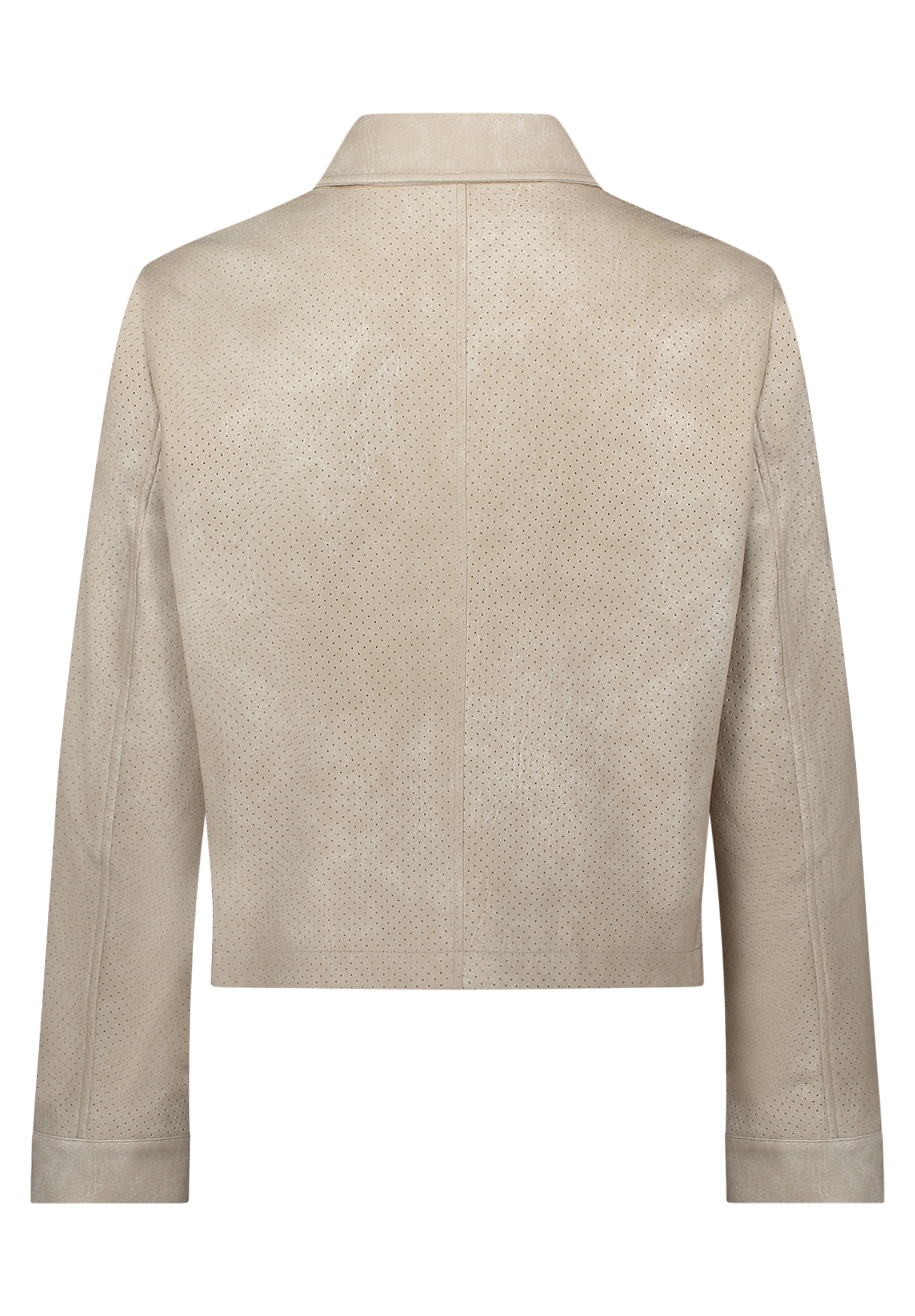 Amber & June Lederjacke »Damen mit Kragen«